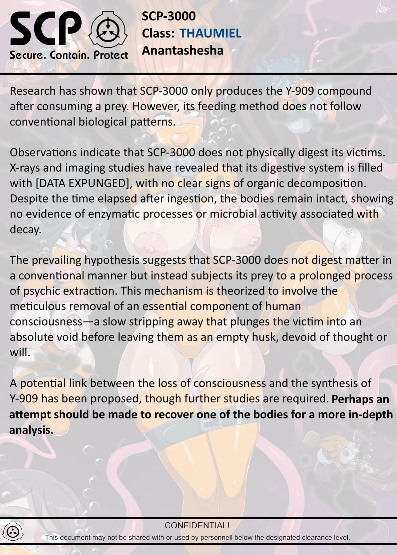 [AnanaKawaii] SCP-3000 Anantashesha (SCP Foundation)