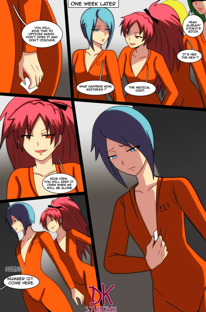 Sayaka jail Comic