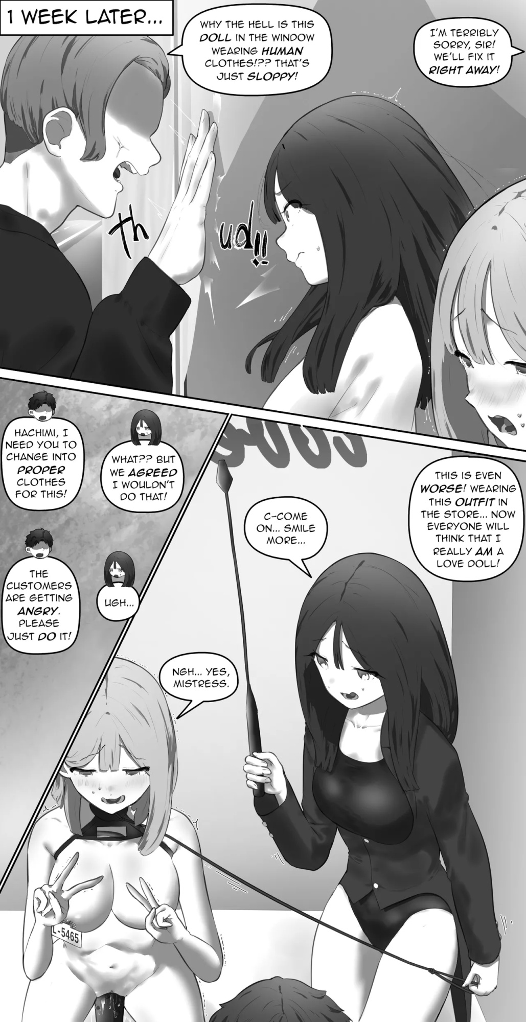Love doll store clerk