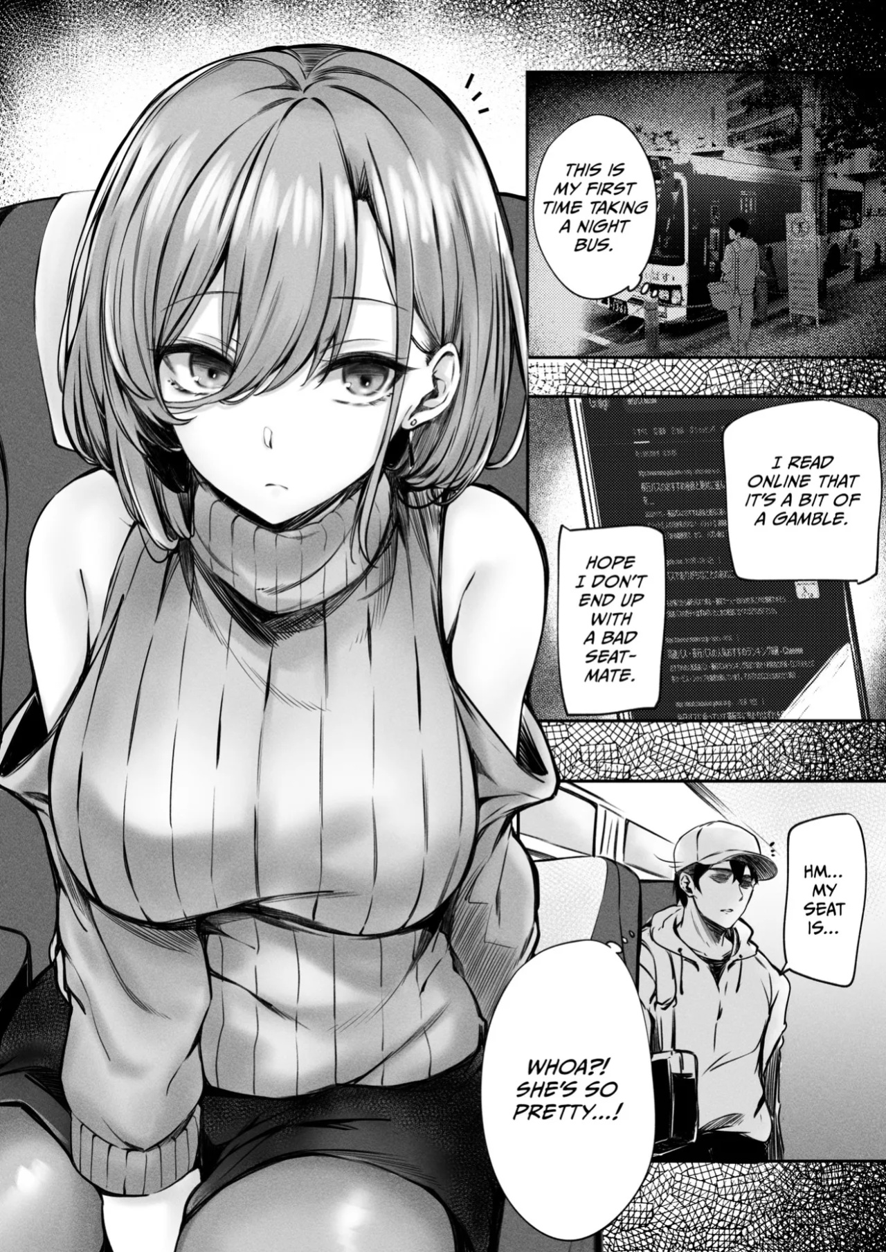 [FDSP (Sakagaki)] Tonari no Oneesan ga Ero sugite Shikottetara Kossori Nuite Kureta Hanashi | The Sexy Girl in the Next Seat Gave Me a Handjob
