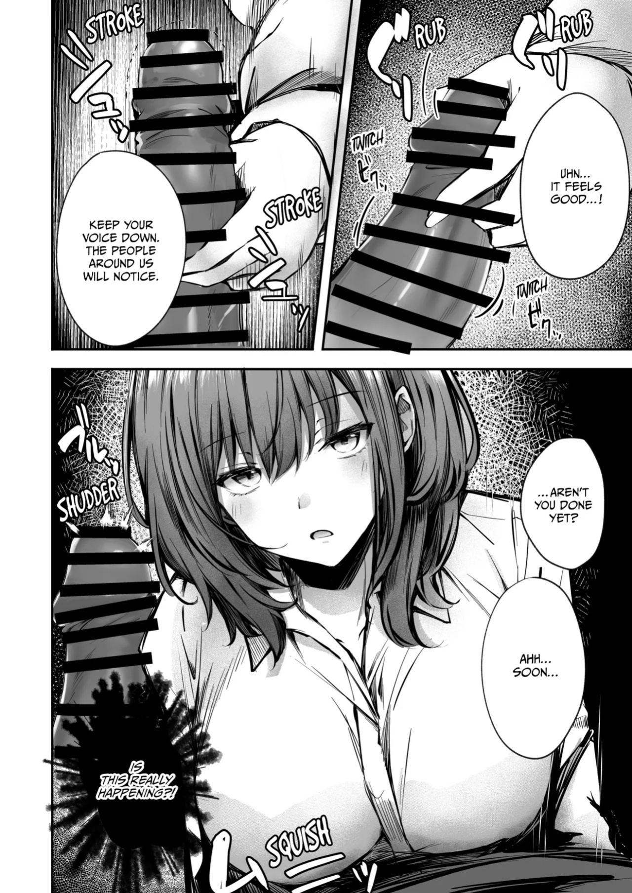 [FDSP (Sakagaki)] Mitchaku! Onee-san ni Fukakouryoku kara ka Shibushibu Nuite Moratta Hanashi | Glued Together! The Story of How a Lady Reluctantly Got Me off Due To Unavoidable Circumstances