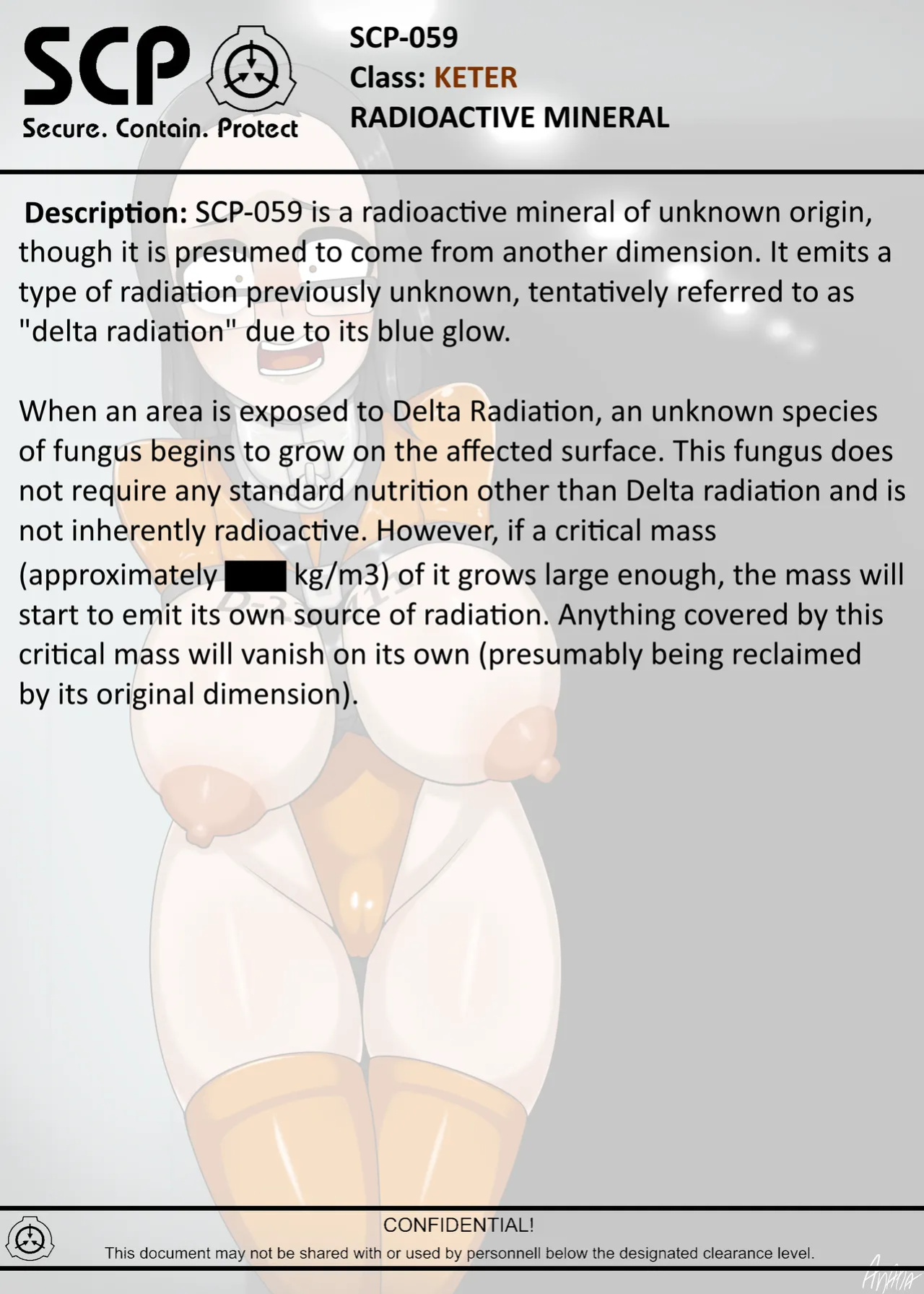 [AnanaKawaii] SCP-059 RADIOACTIVE MINERAL (SCP Foundation)