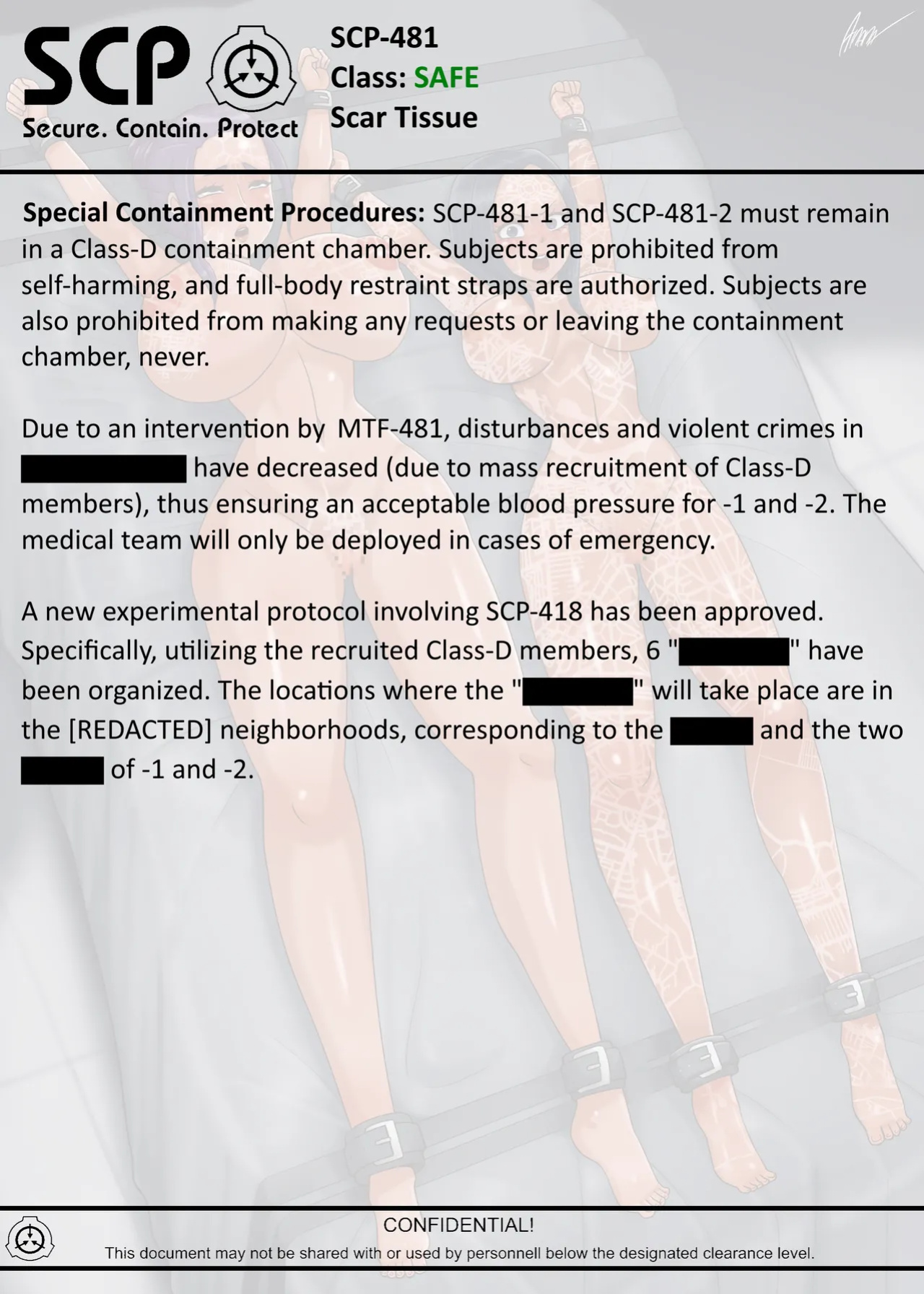 [AnanaKawaii] SCP-481 Scar Tissue (SCP Foundation)
