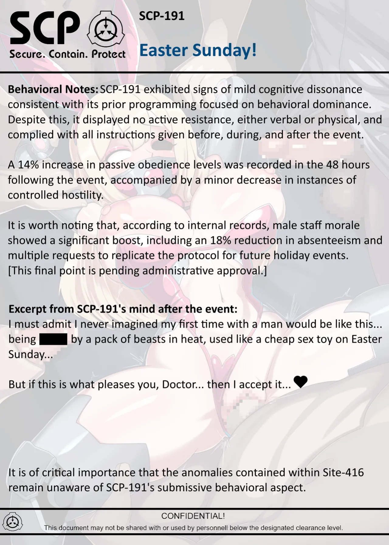 [AnanaKawaii] SCP-EXTRA "Easter" (SCP Foundation)