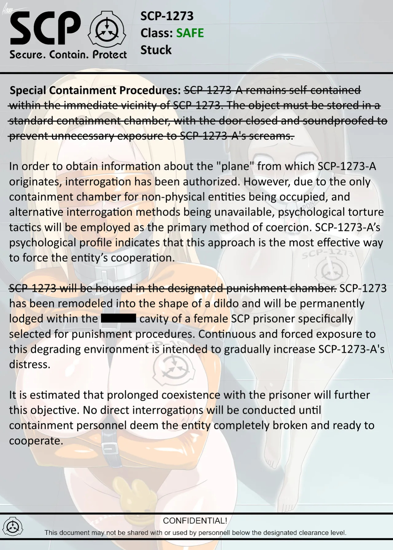 [AnanaKawaii] SCP-1273 Stuck (SCP Foundation)