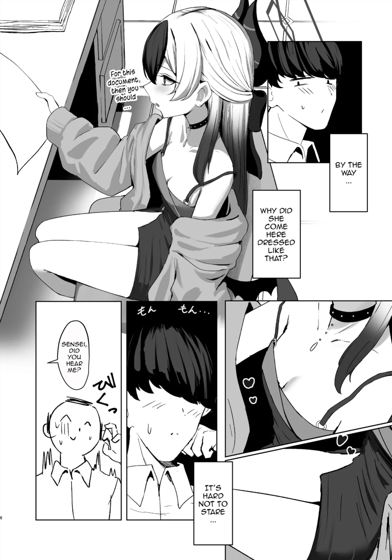 [NikomiC Ramen (Nichijou)] Oni no Sasoi | Devil's Temptation (Blue Archive) [DeppoTL]