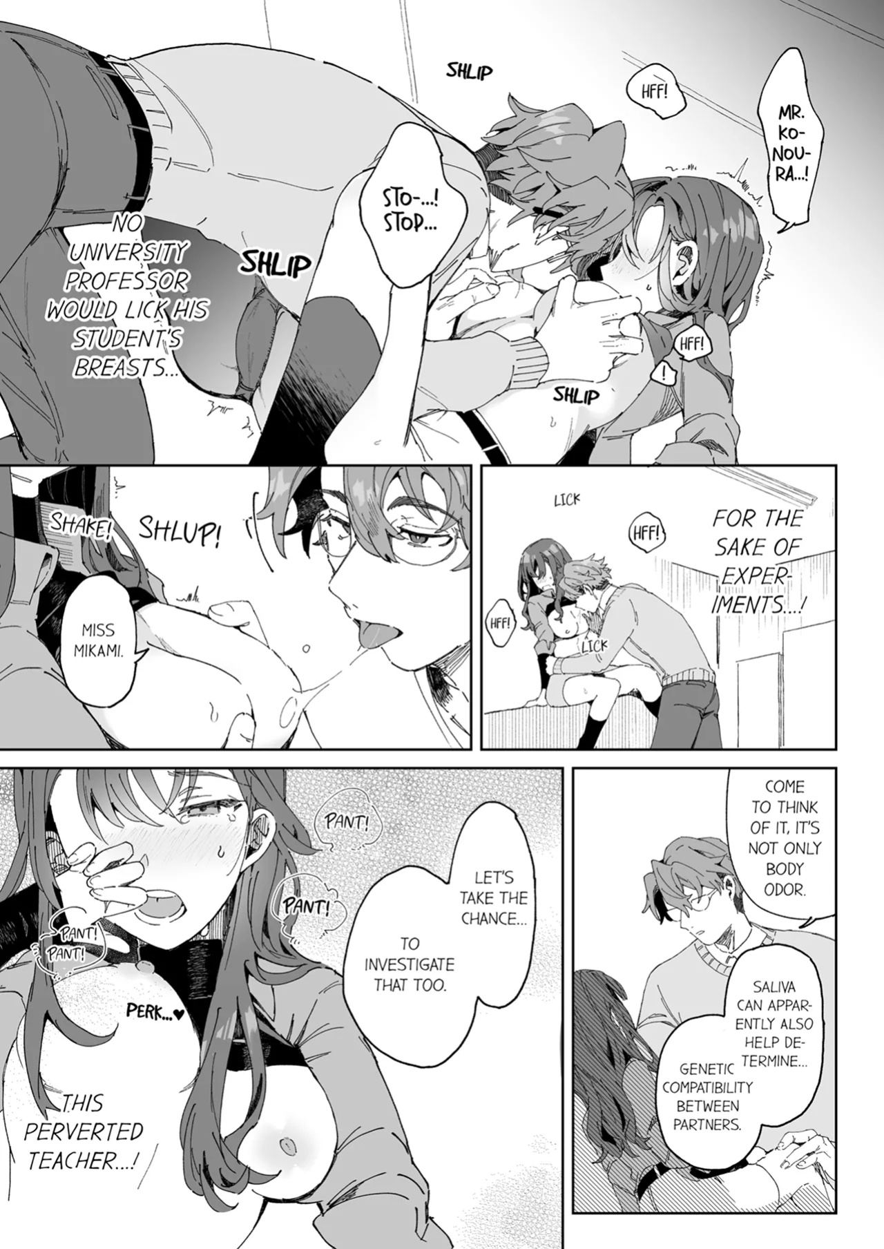 [Otsui Mikage (Otomeshi Mikage)] Kenkyuu Naiyou wa Seikan Kaihatsu!? ~Wata-chan wa Kyouju no H na Jikkendai~ | Researching Sexual Development!? -Wata Becomes Her Professor's Test Subject for Sex- Chapter 1-7