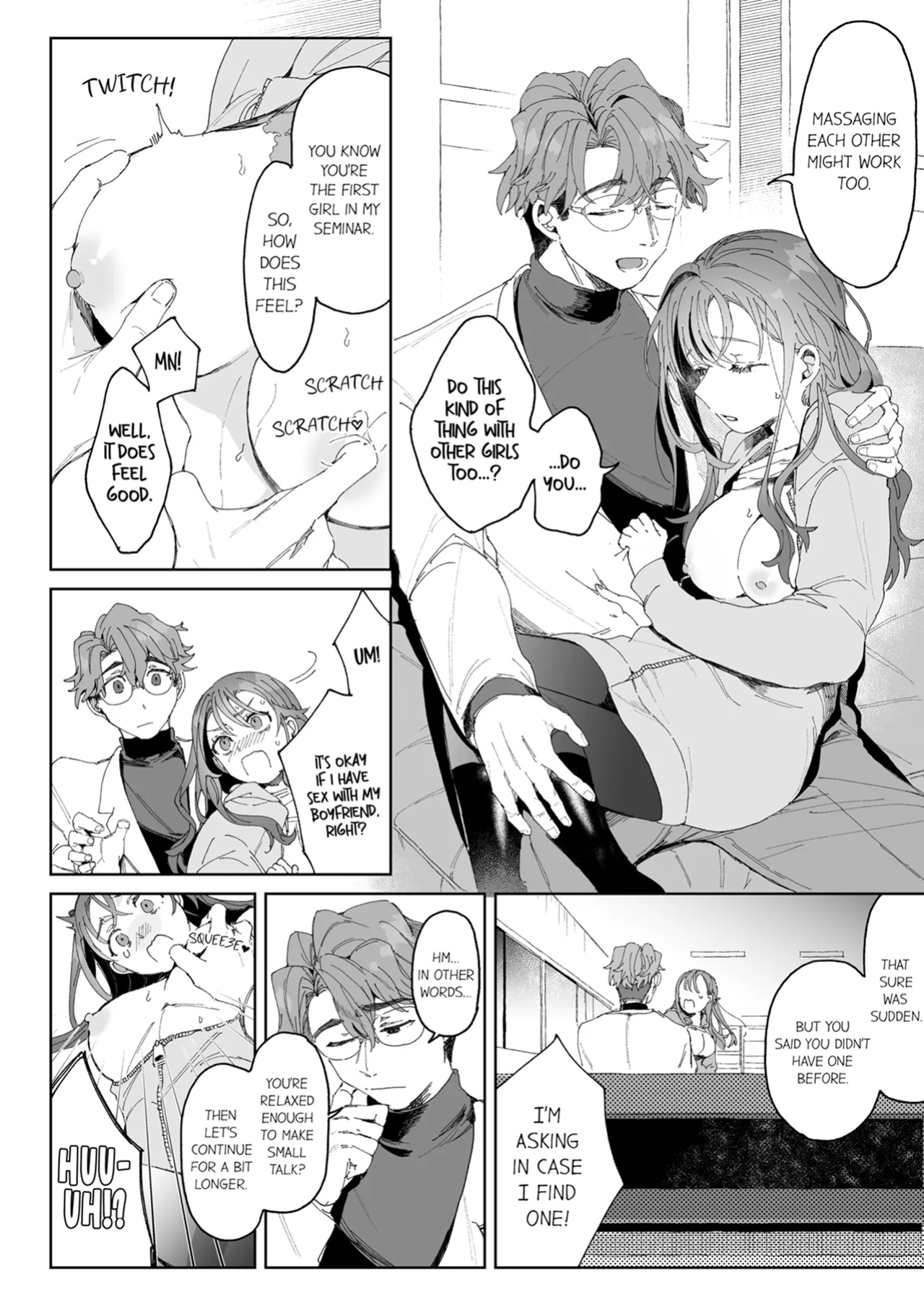 [Otsui Mikage (Otomeshi Mikage)] Kenkyuu Naiyou wa Seikan Kaihatsu!? ~Wata-chan wa Kyouju no H na Jikkendai~ | Researching Sexual Development!? -Wata Becomes Her Professor's Test Subject for Sex- Chapter 1-7