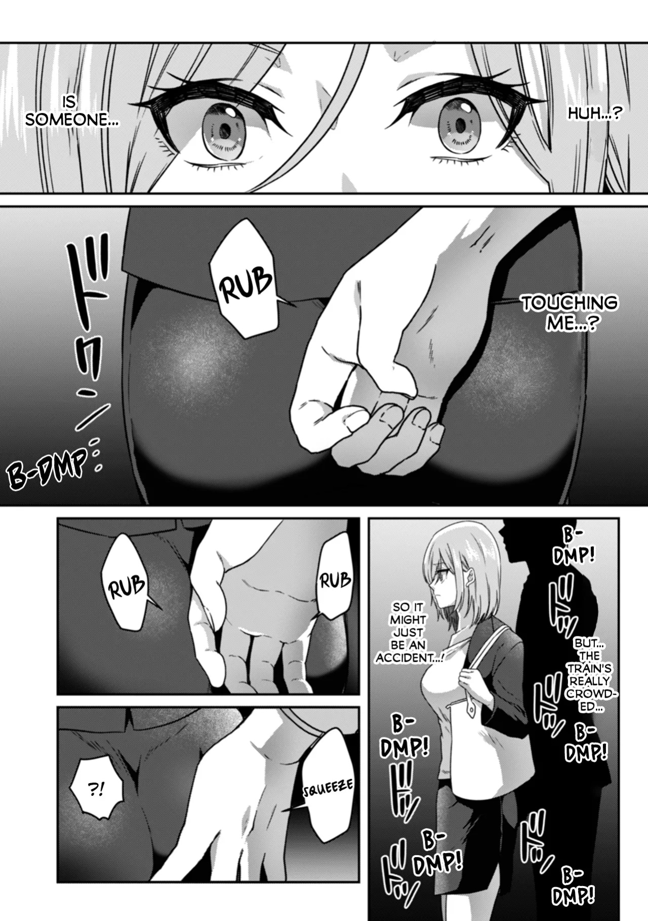 [Kinagi Rea] Manin Densha de Shikkin Sunzen!? Chikan Danshi no Ijiwaru na Yubi de Ikasare Tsuzuketa OL | Almost Pissing on a Crowded Train?! #1-10