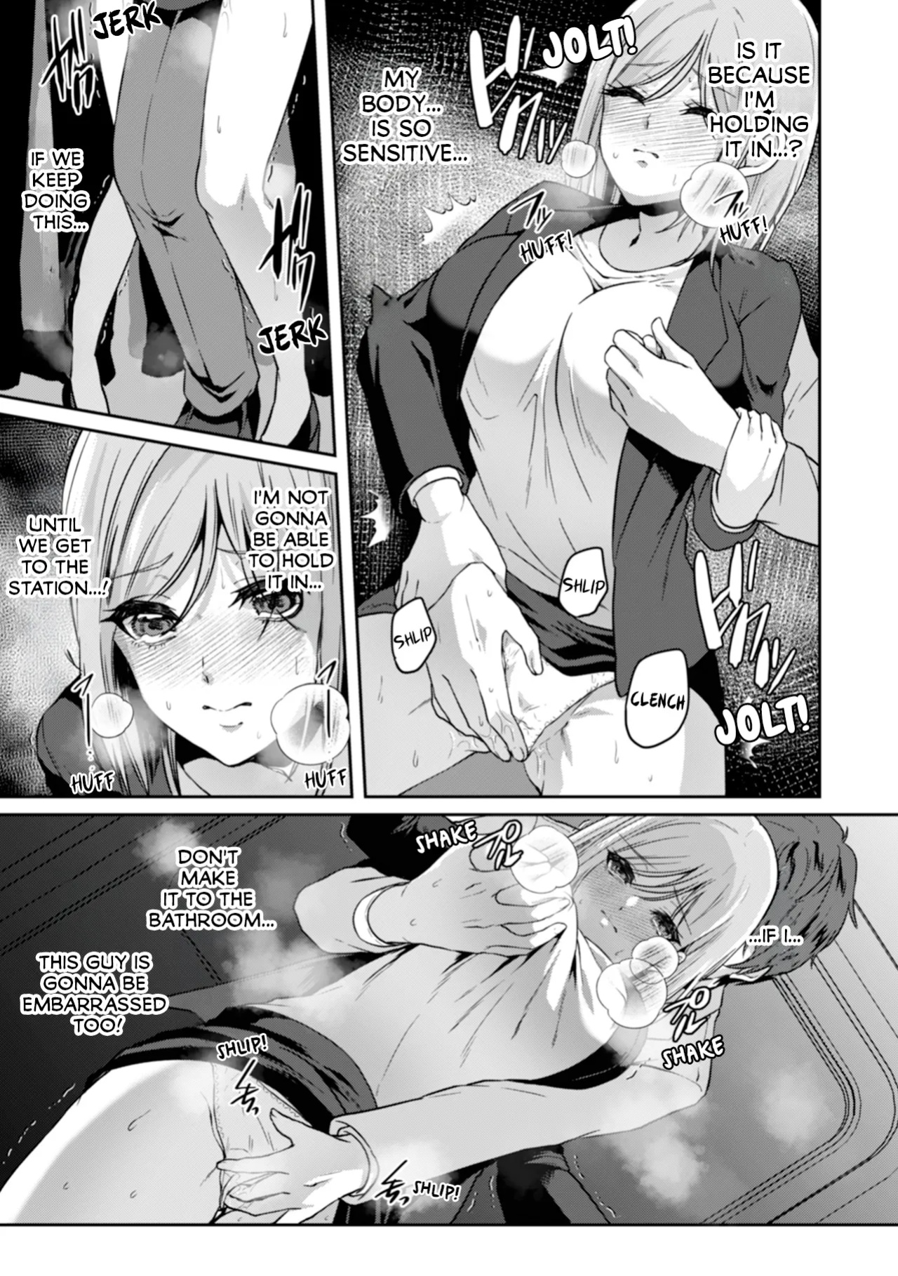 [Kinagi Rea] Manin Densha de Shikkin Sunzen!? Chikan Danshi no Ijiwaru na Yubi de Ikasare Tsuzuketa OL | Almost Pissing on a Crowded Train?! #1-10