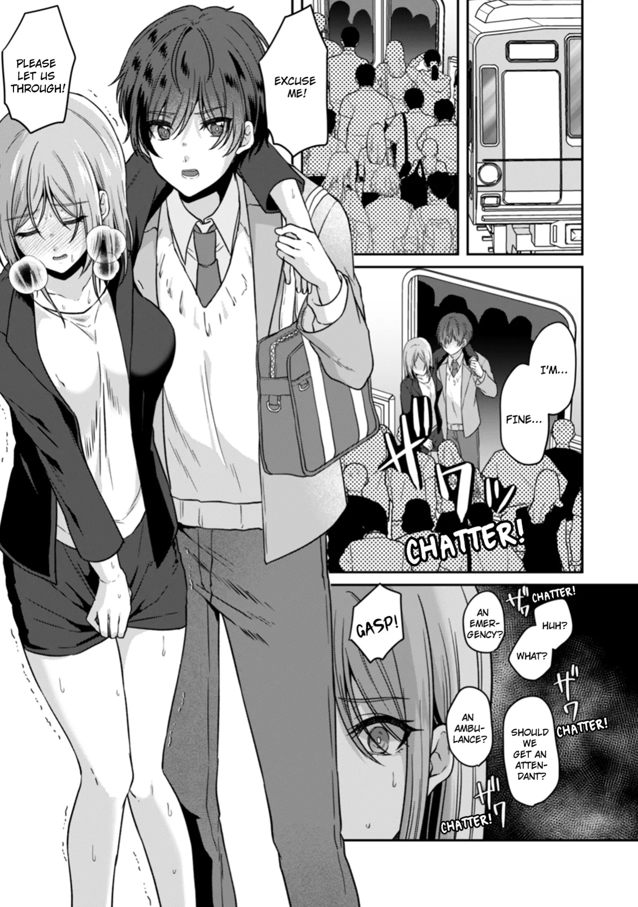 [Kinagi Rea] Manin Densha de Shikkin Sunzen!? Chikan Danshi no Ijiwaru na Yubi de Ikasare Tsuzuketa OL | Almost Pissing on a Crowded Train?! #1-10