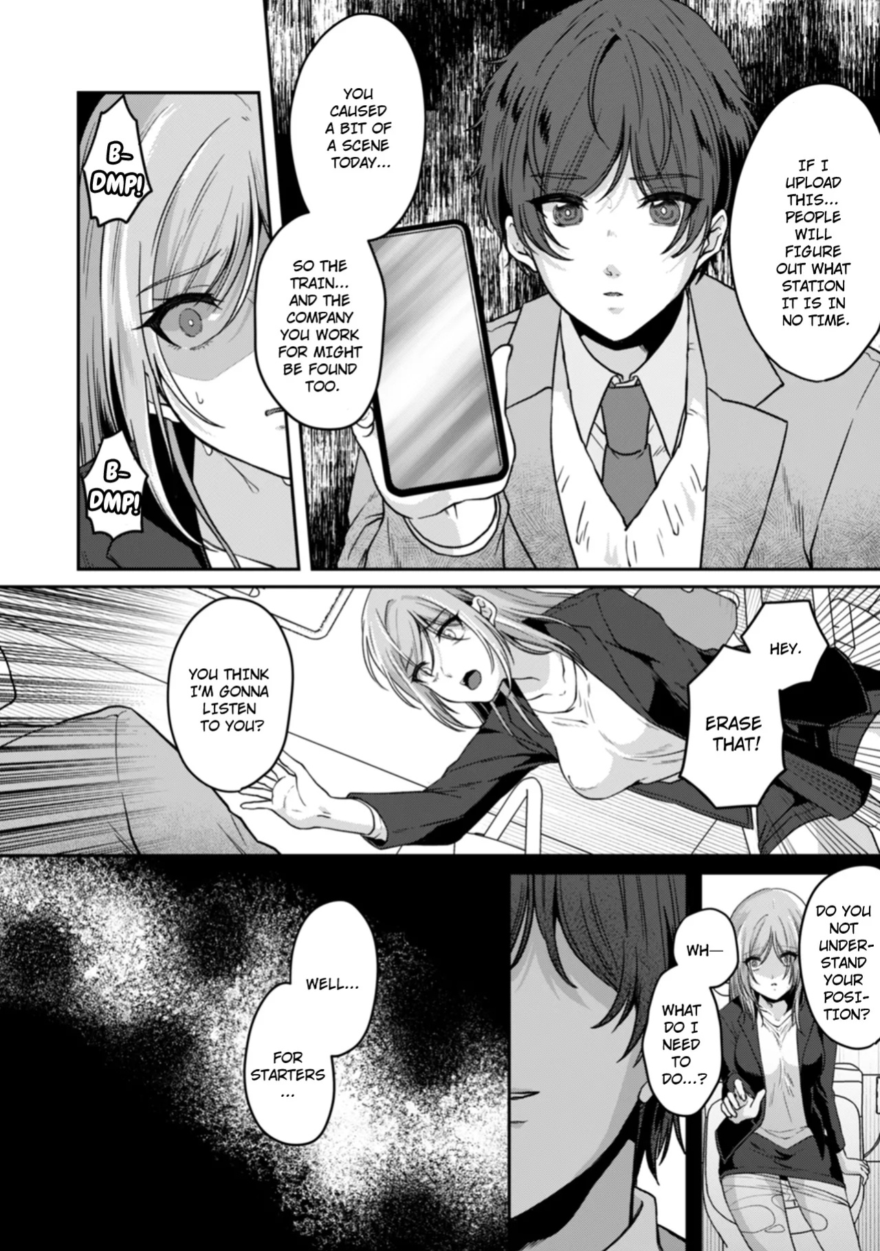 [Kinagi Rea] Manin Densha de Shikkin Sunzen!? Chikan Danshi no Ijiwaru na Yubi de Ikasare Tsuzuketa OL | Almost Pissing on a Crowded Train?! #1-10