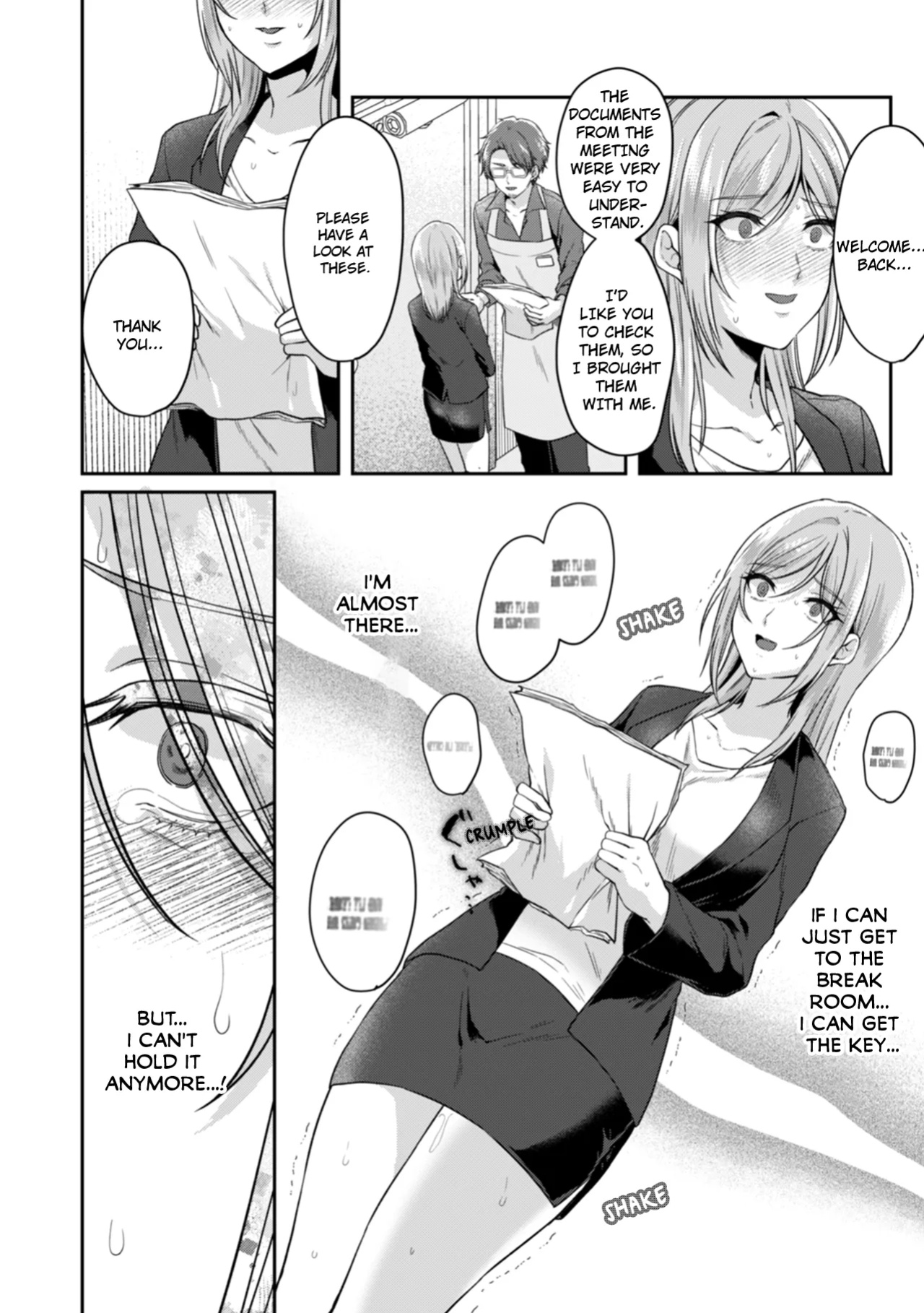 [Kinagi Rea] Manin Densha de Shikkin Sunzen!? Chikan Danshi no Ijiwaru na Yubi de Ikasare Tsuzuketa OL | Almost Pissing on a Crowded Train?! #1-10