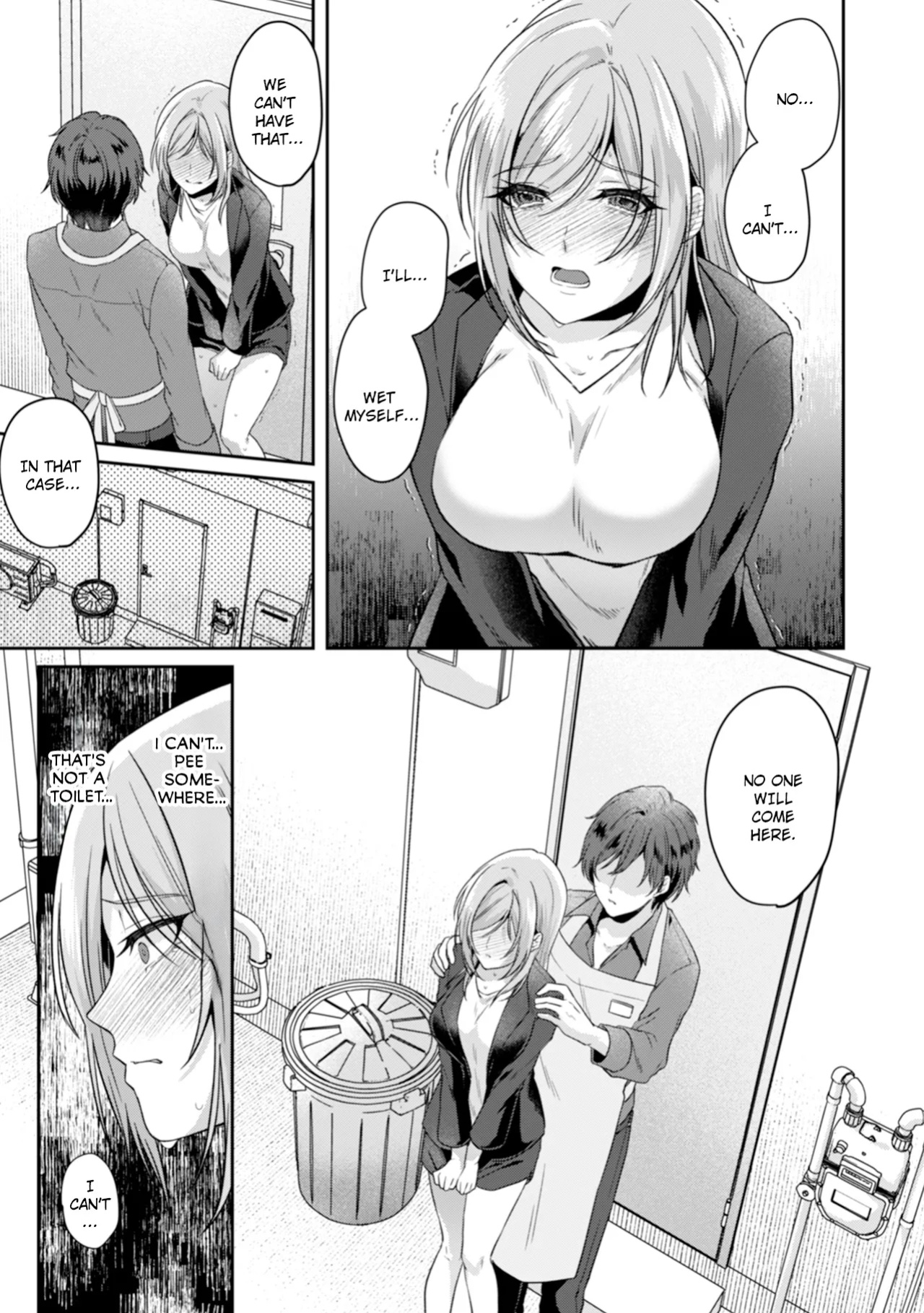 [Kinagi Rea] Manin Densha de Shikkin Sunzen!? Chikan Danshi no Ijiwaru na Yubi de Ikasare Tsuzuketa OL | Almost Pissing on a Crowded Train?! #1-10