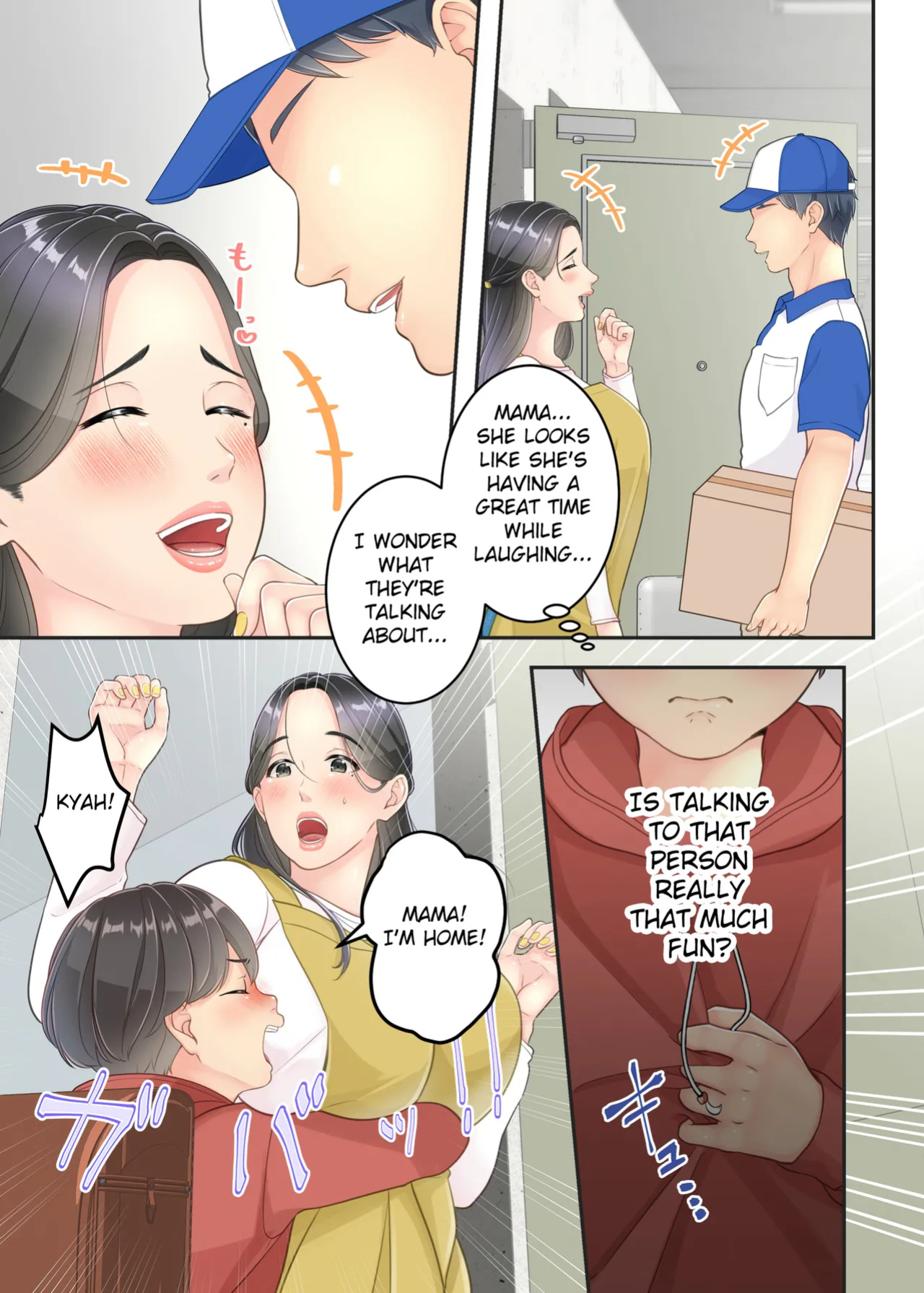 [Yuriko Club] Boku no Mama to Takuhai no Onii-san ga. [Fated Circle]