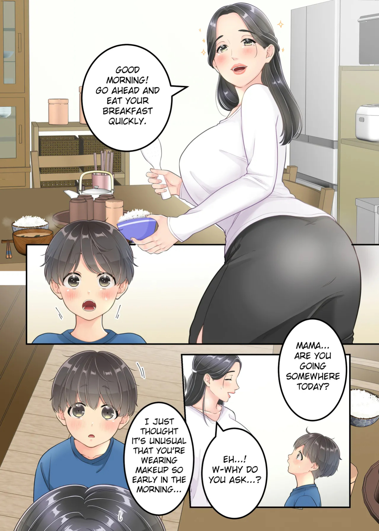 [Yuriko Club] Boku no Mama to Takuhai no Onii-san ga. [Fated Circle]