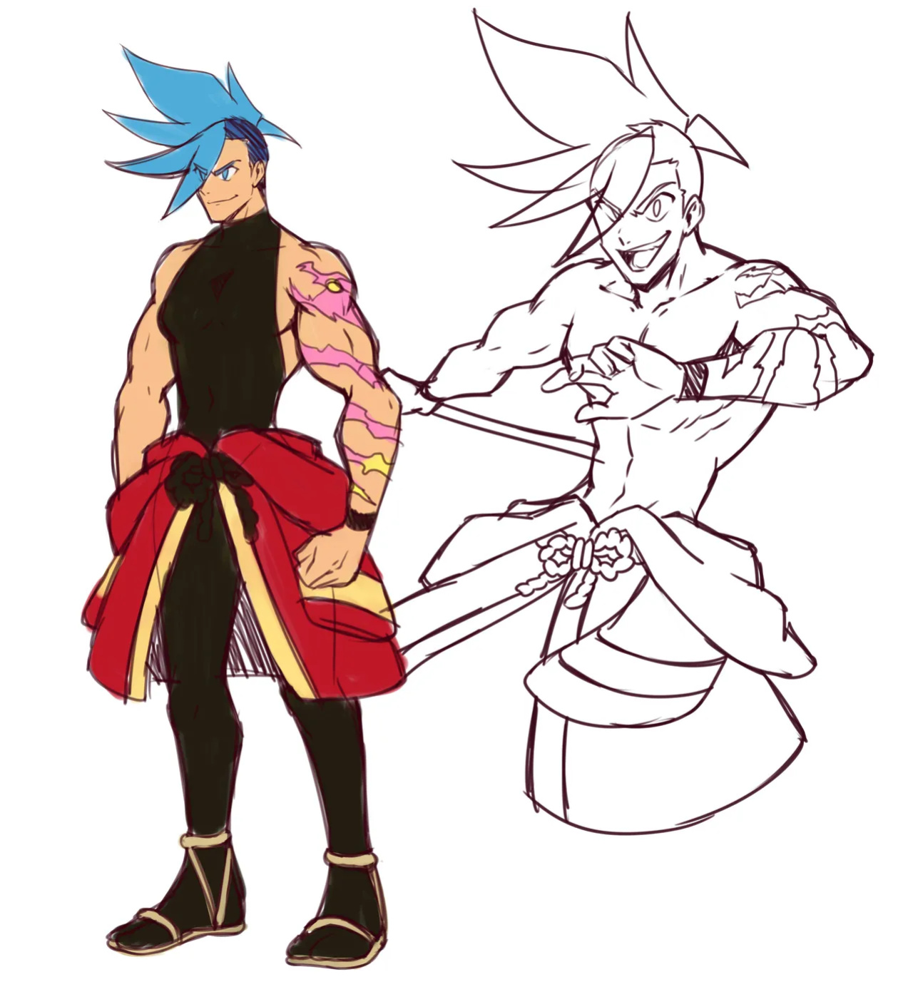 [Kitsune23Star | Cherrypicmilk] Galo and the Fox Spirit (Promare) [unfinished]