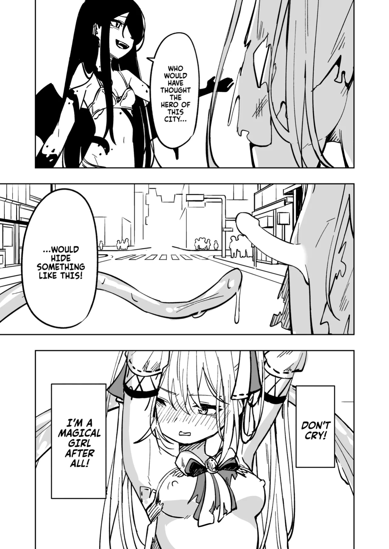 [Toukarachi] Mahou Shoujo Futanari Haiboku | Magical Girl Futanari Defeat [Fallen Games]