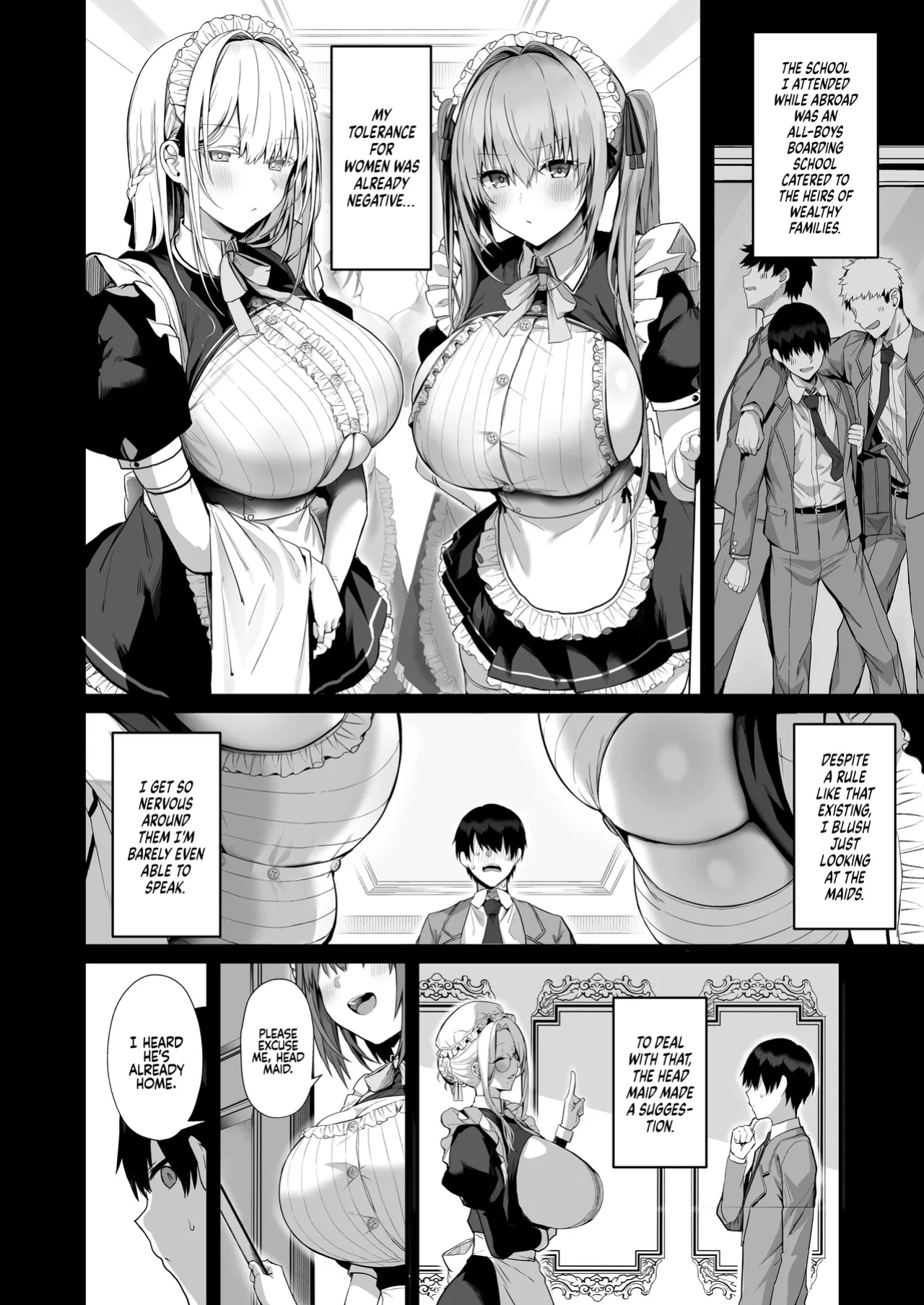[Flock Blue (Blue_Gk)] Love Maid -Yasashikute Amaama na Kyonyuu Ero Maid San to SEX Shimakuru Ohanashi- | Love Maid - A Story about having lots of Sex with a Sweet, Super-loving Big-breasted Sexy Maid [Coffedrug]