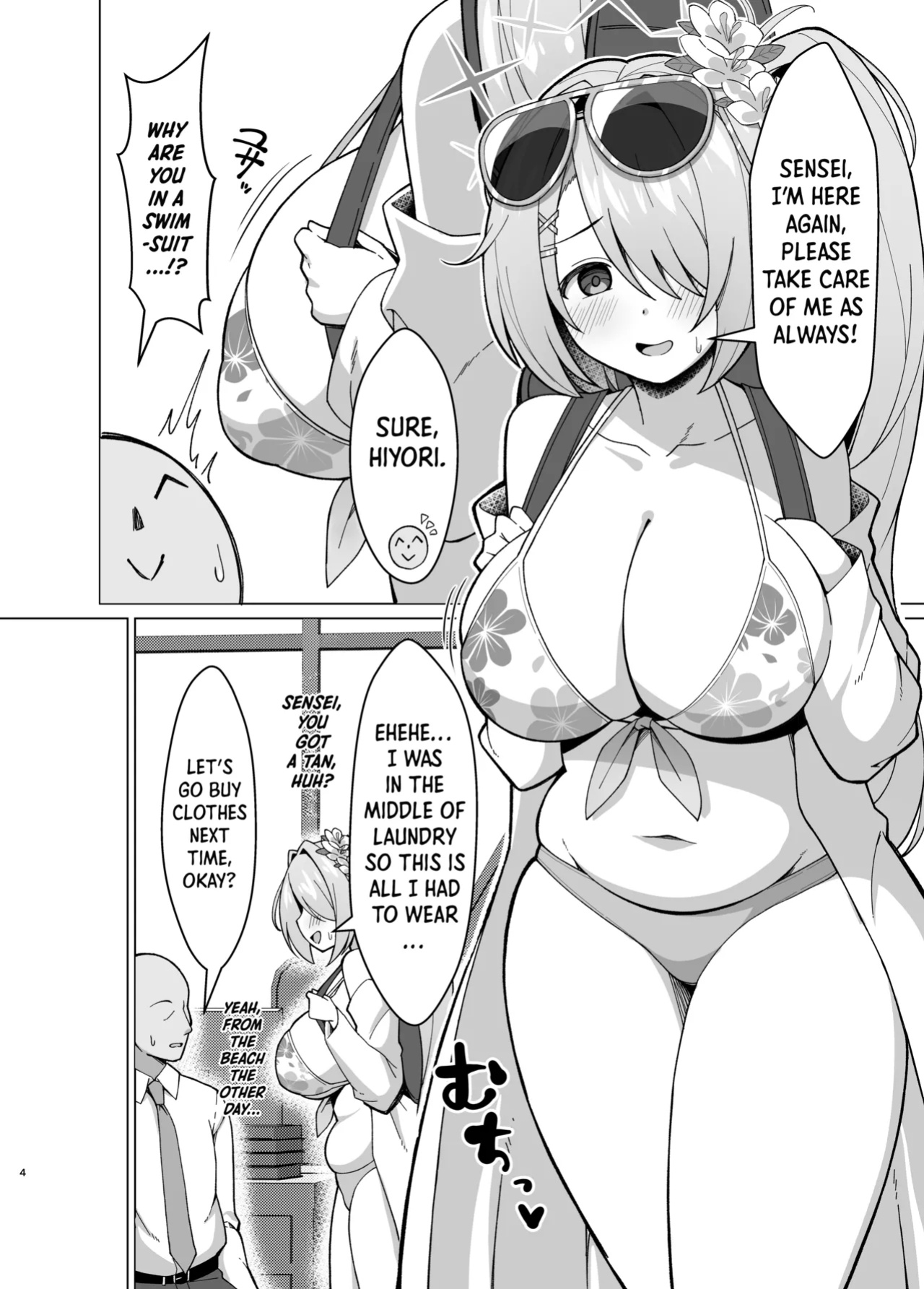 [Nekolovelandou (Nekojima)] Hiyori no Mochi Mochi Onaka o Haramaseru Hon | Hiyori's Soft Pregnant Belly (Blue Archive) [Shiro Translation]