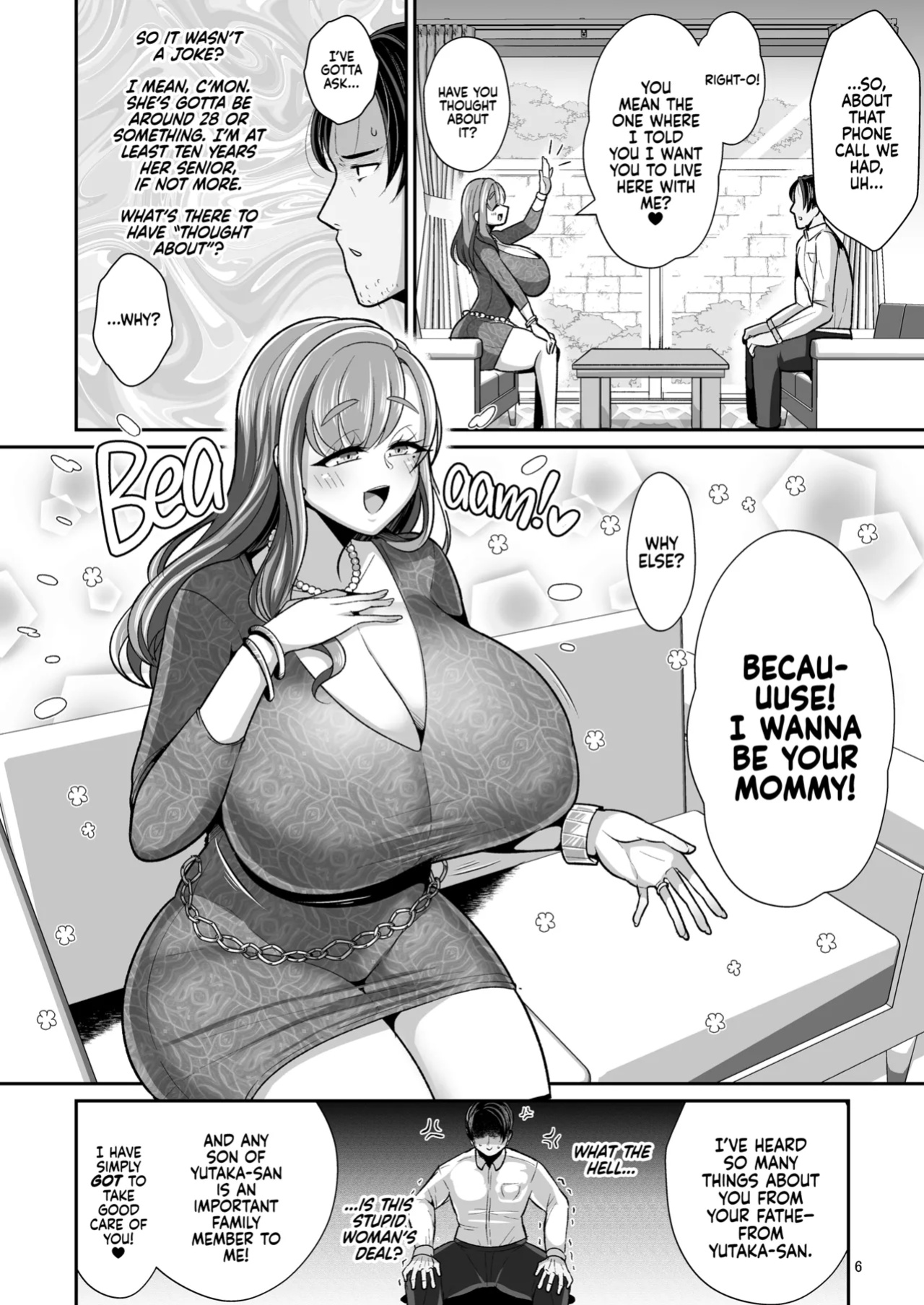 [Shinshunshantonshou (Bukatsu)] Yurufuwa Kyonyuu no Toshishita Mama to Aisaretakatta Oji-san no Ore | Her, My Younger Well-Endowed Stepmom, and Me, a Sill Old Guy Who’s Only Ever Wanted to Be Loved
