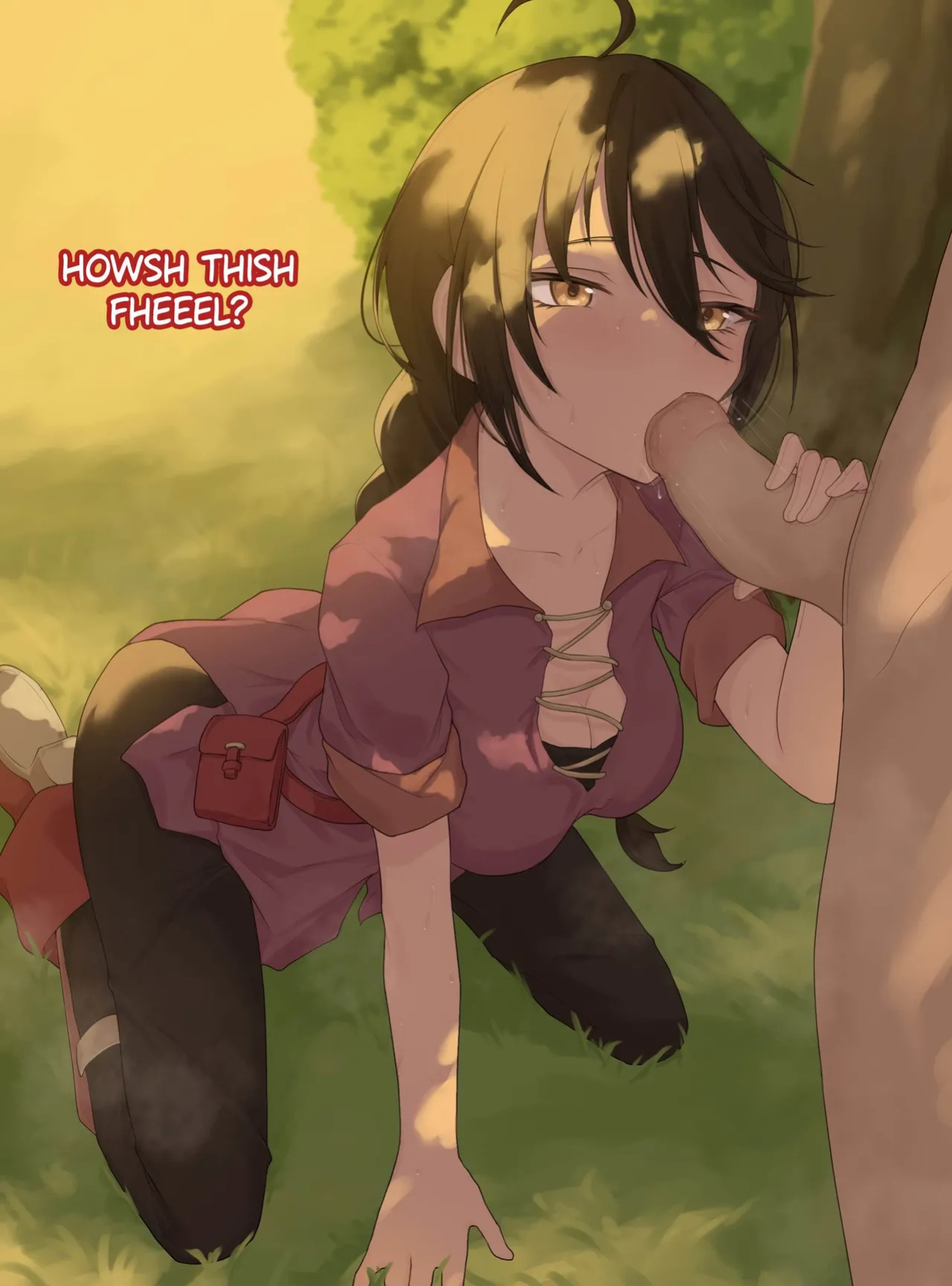 Secret Meeting with the village girl
