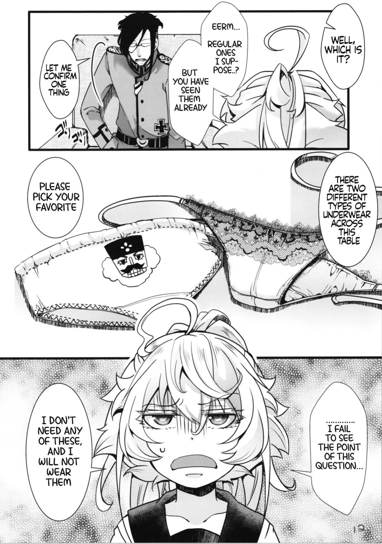 (C100) [Goshujinsama no Omochabako (hal)] C100 Bonus Book 01 - Sailor Suit Tanya-chan's Story R-18ver (Youjo Senki)[EHCOVE]