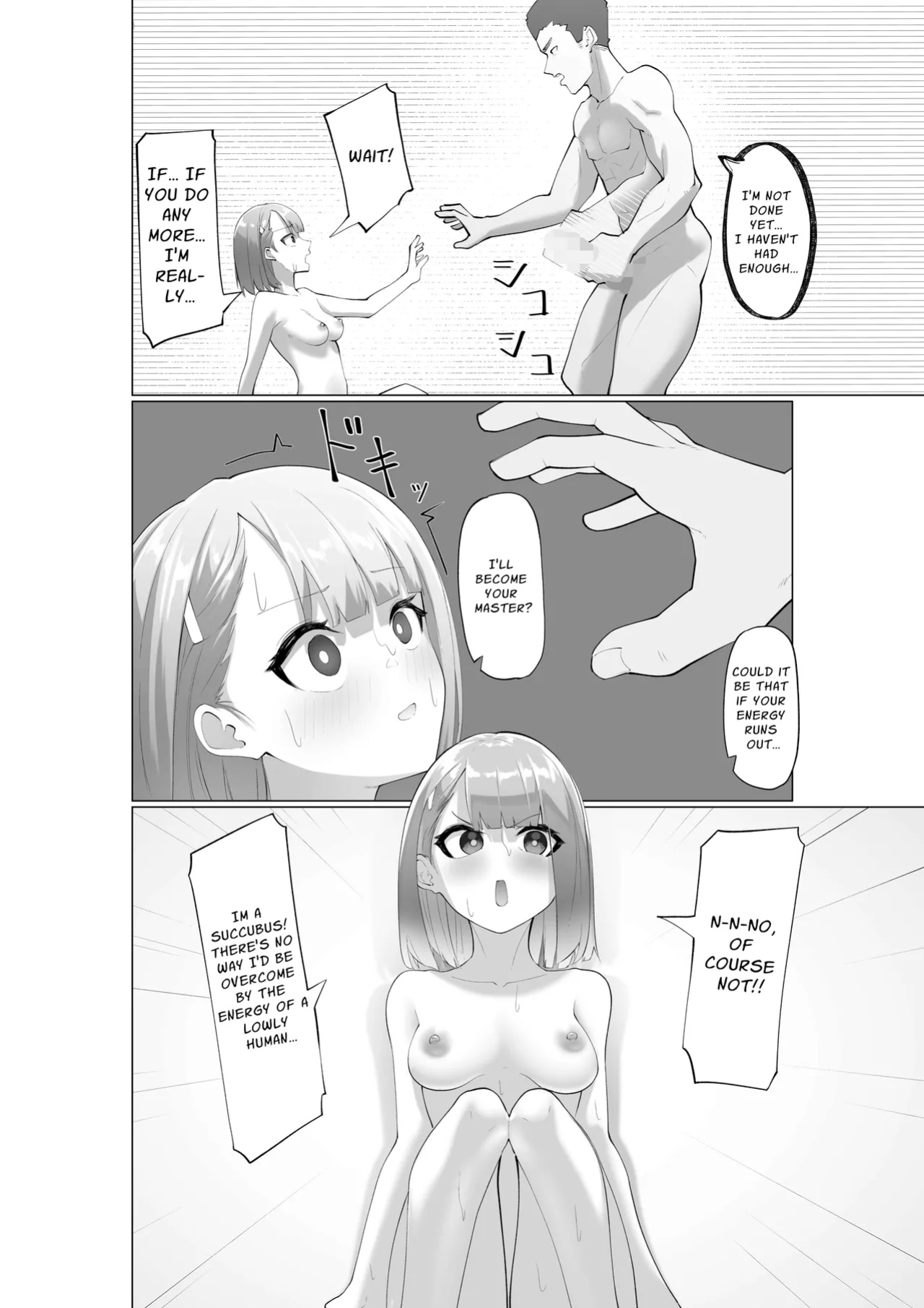 [Shuuchi no Jijitsu (Takamura)] Namaiki Succubus to Zetsurin Doutei | A Cocky Succubus & The Bottomless Libido Virgin [イキ的]