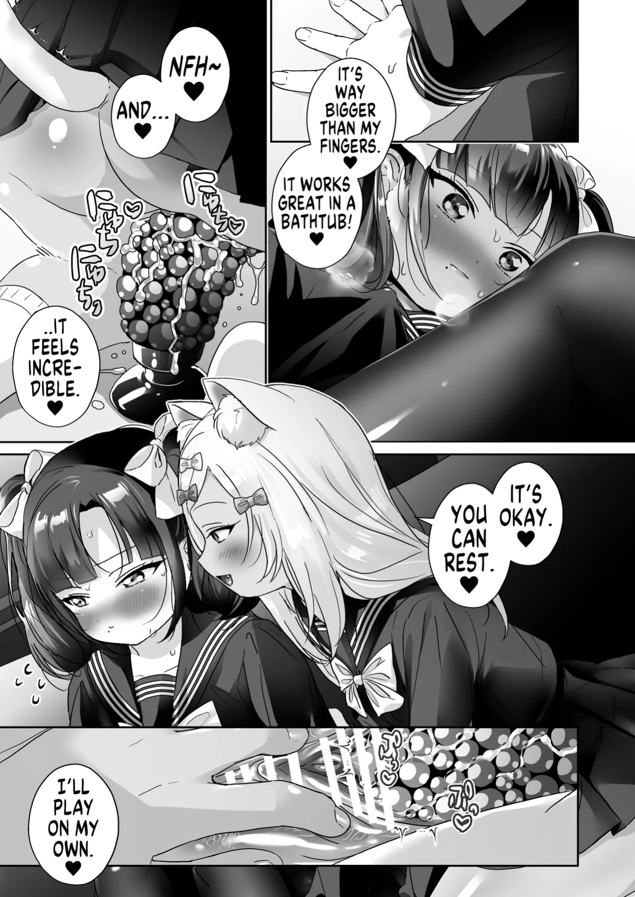 [Koko de Chikubi o Hitotsumami (Juurouta)] Shoujo Ochi -Ron-chan to Hajimete Course- | Falling for Being a Girl: My First Session With Lon-chan [GTF]