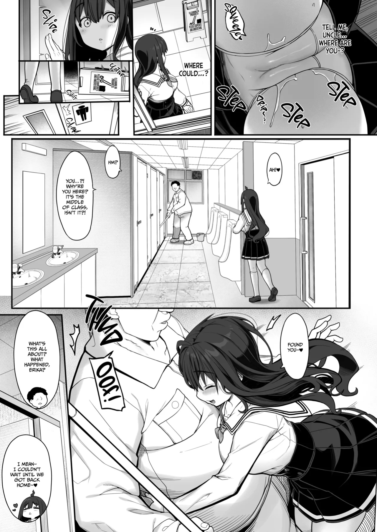 [Kirintei (Kirin Kakeru)] Tanetsuke Oji-san no Hikikomori Love Love Seikyouiku 2 Gakki ~Gakkou Hen~ | The Seed-Planting Old Man's Lovey-dovey Sexual Training of a Shut-in 2 [Omega Scans]