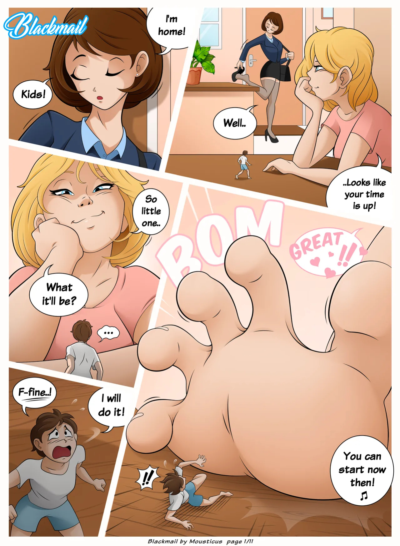 [Mousticus] Giantess Comics