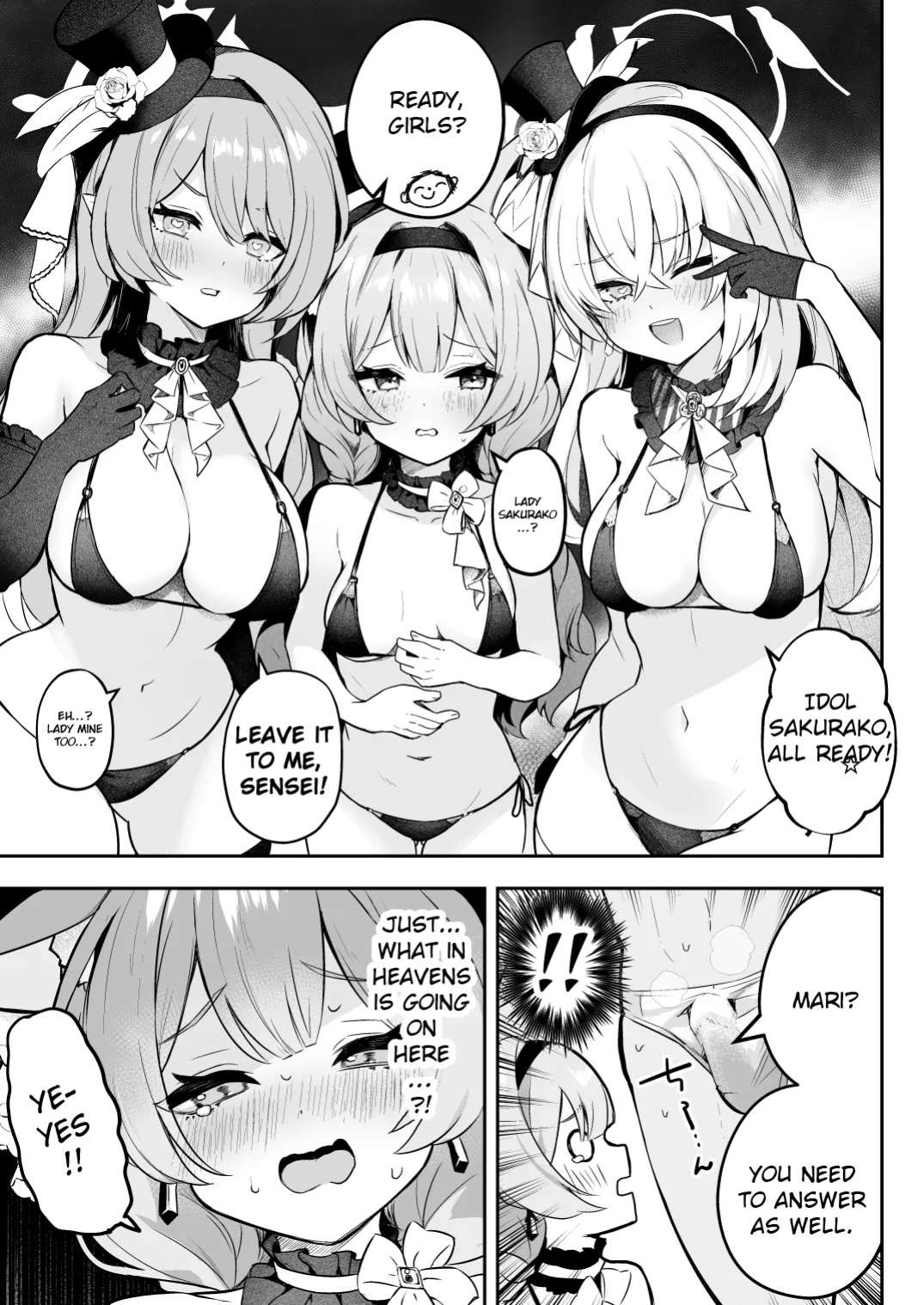 [N7747, MASKDO (Isegawa Yasutaka, Masco)] Dokidoki Idol Lesson (Blue Archive) [Literally Starving]