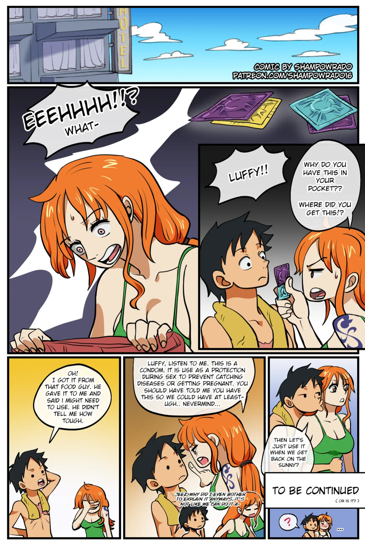 [Shampowrado] Realization Luffy x Nami (One Piece)