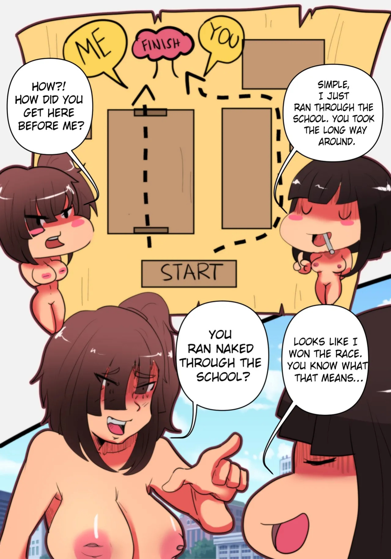 [SadBunners] It Was an Accident! / Izumi is Over Confident / Settling the Debt / Paying the Debts