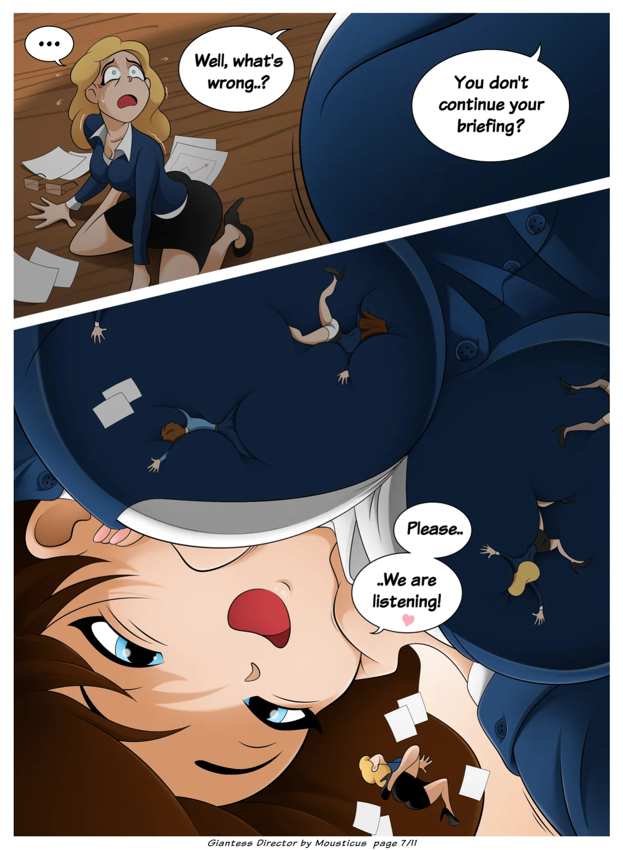 [Mousticus] Giantess Director (MiniComic)