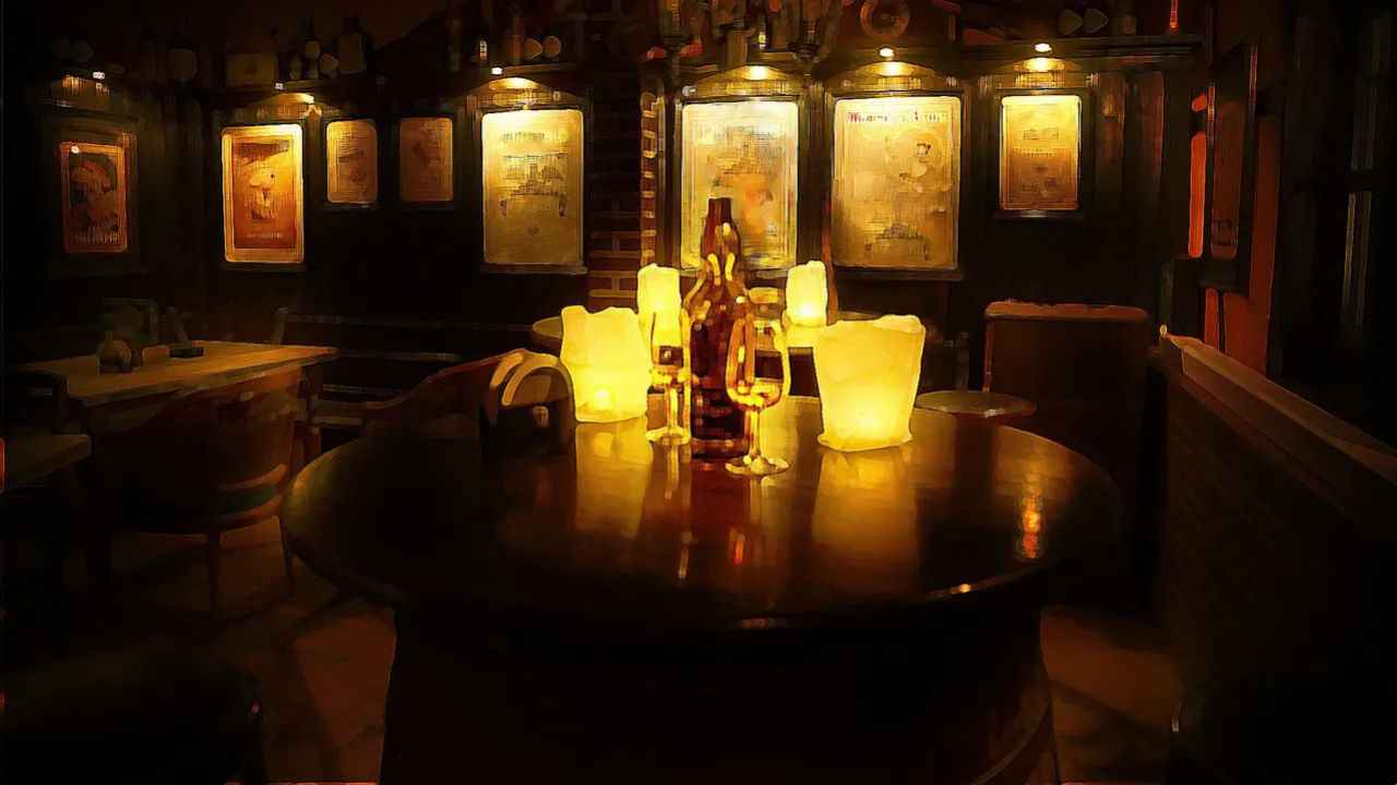 The smoke room