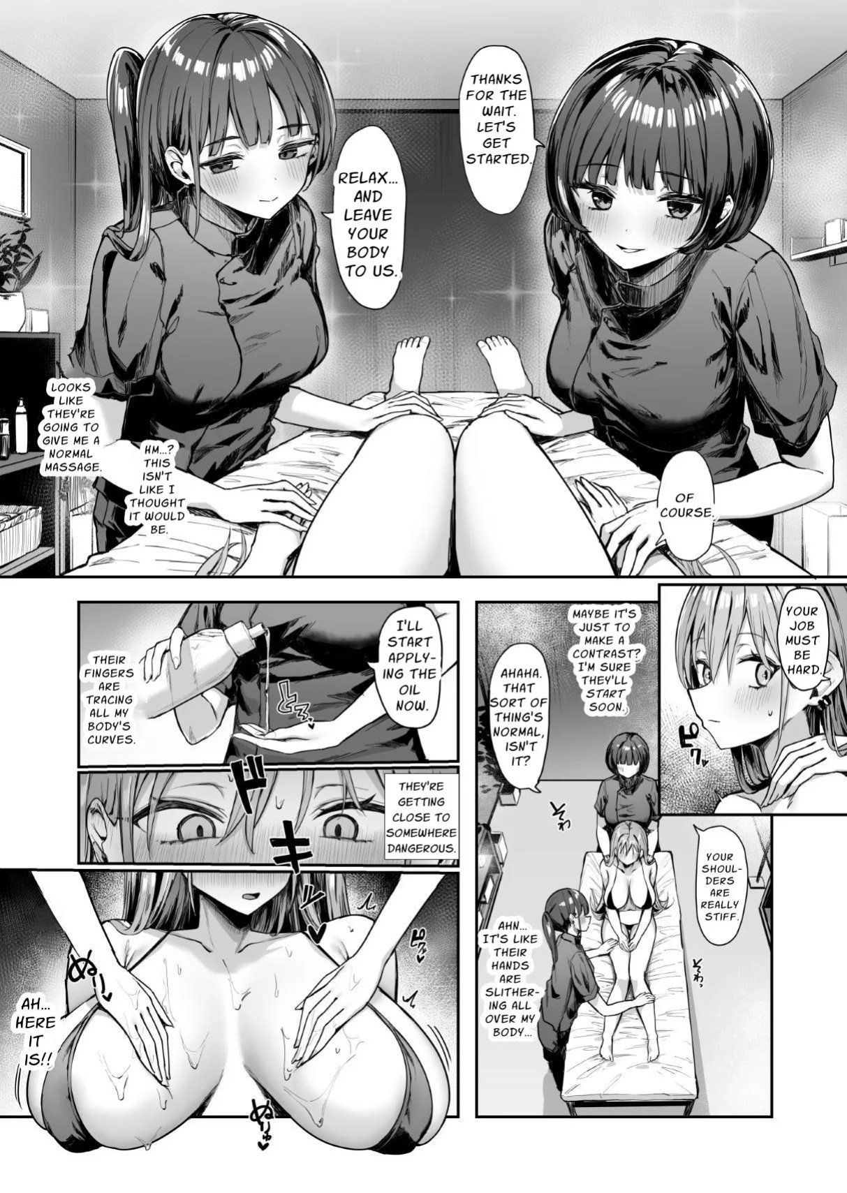 [Pirio Destruction (pn)] Nana no Oil Massage Chikubi Kaihatsu Kikou | Nana's Oil Massage Nipple Development Record [APA]