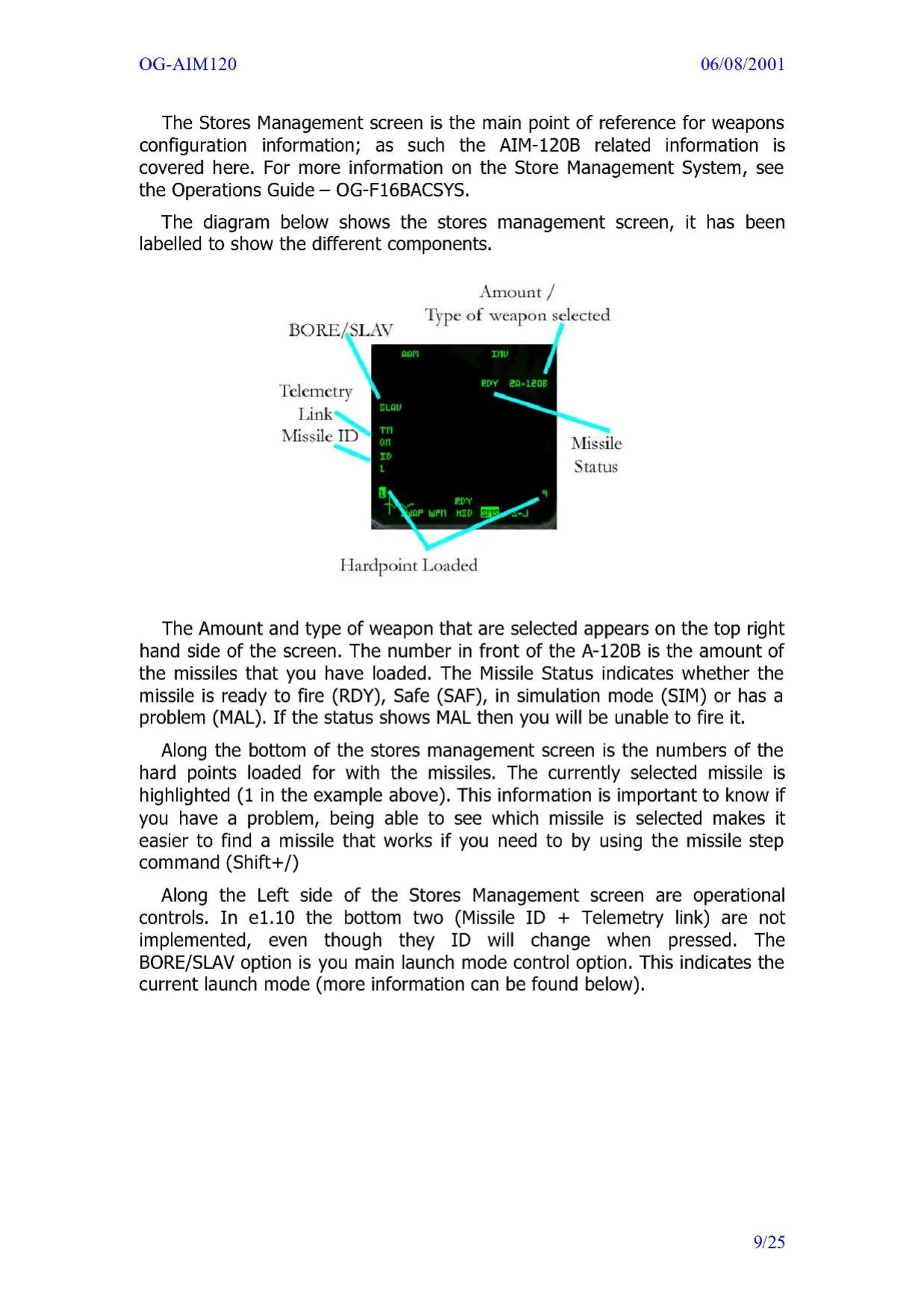 AIM-120 AMRAAM Operation Guide