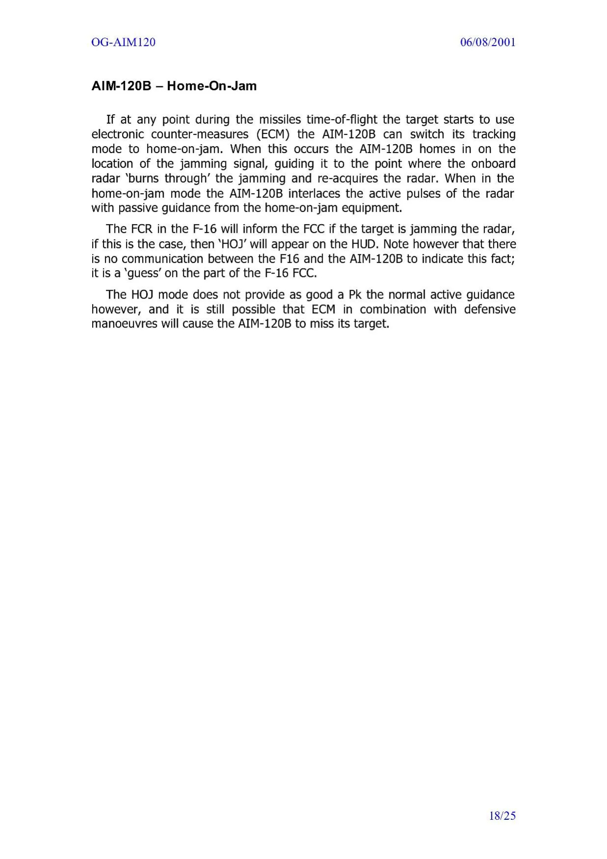 AIM-120 AMRAAM Operation Guide