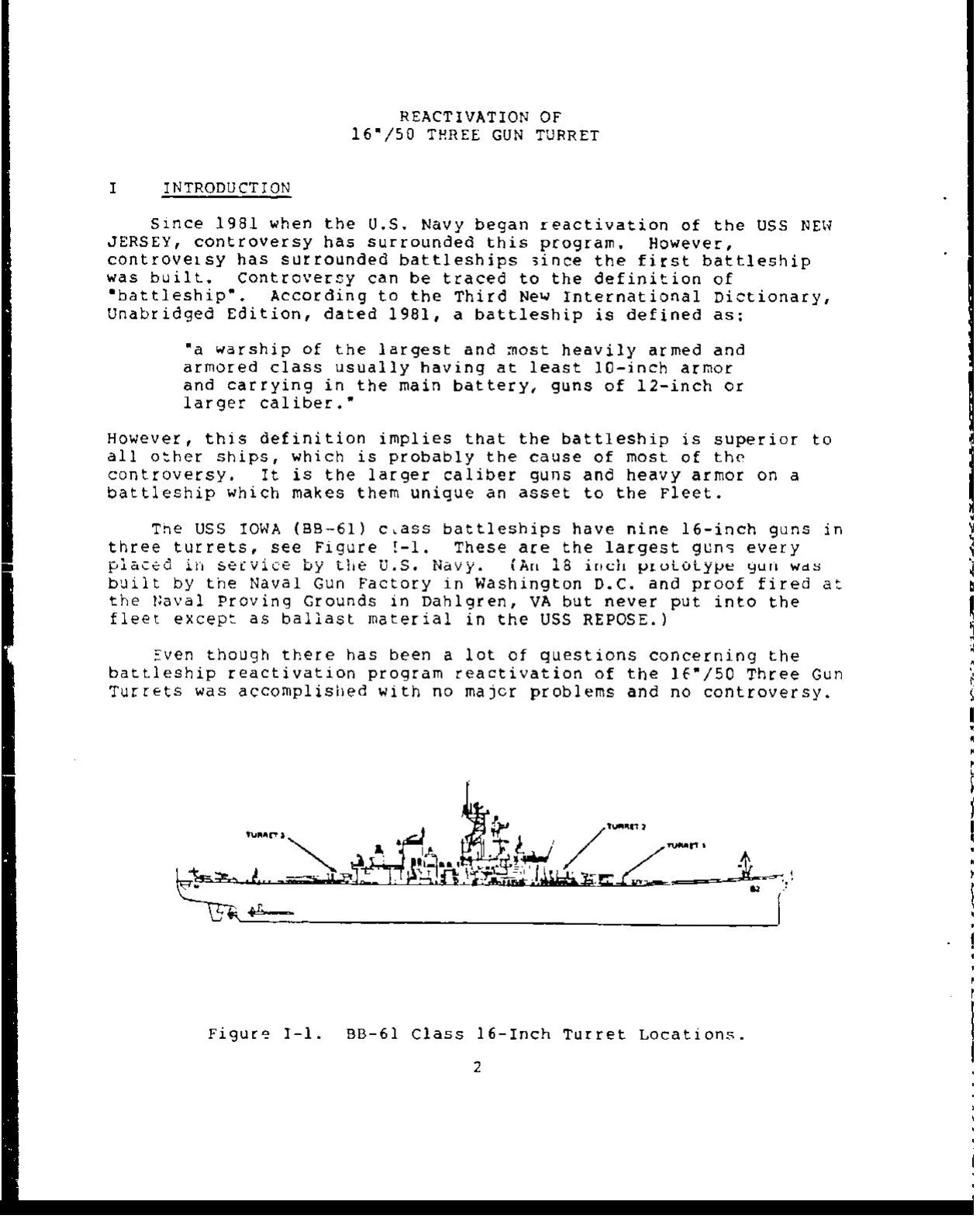 Reactivating the16in-guns for Iowa Class battleships in 1980s