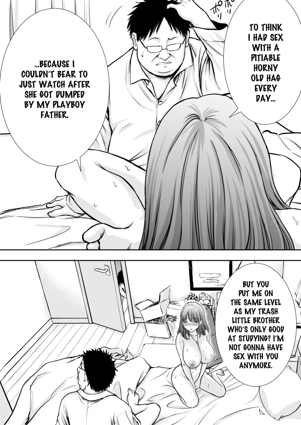 [Tarobaumu] Boku no Kaa-chan ga Hikikomori Neet Debu Aniki no Seishori Onaho ni Natteita Hanashi | [Tarobaumu] My Mother is My Fat Shut-in Older NEET Brother's Sex Relief Onahole [Rinruririn]