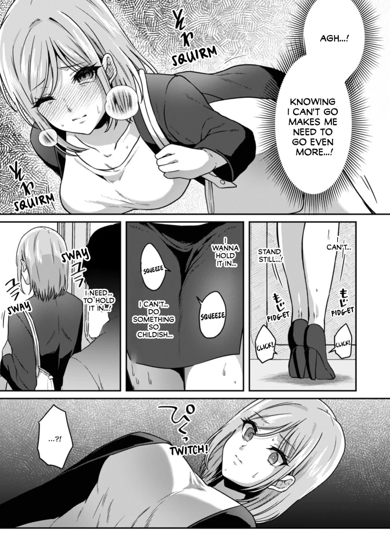 [Kinagi Rea] Manin Densha de Shikkin Sunzen!? Chikan Danshi no Ijiwaru na Yubi de Ikasare Tsuzuketa OL | Almost Pissing on a Crowded Train?! #1-16
