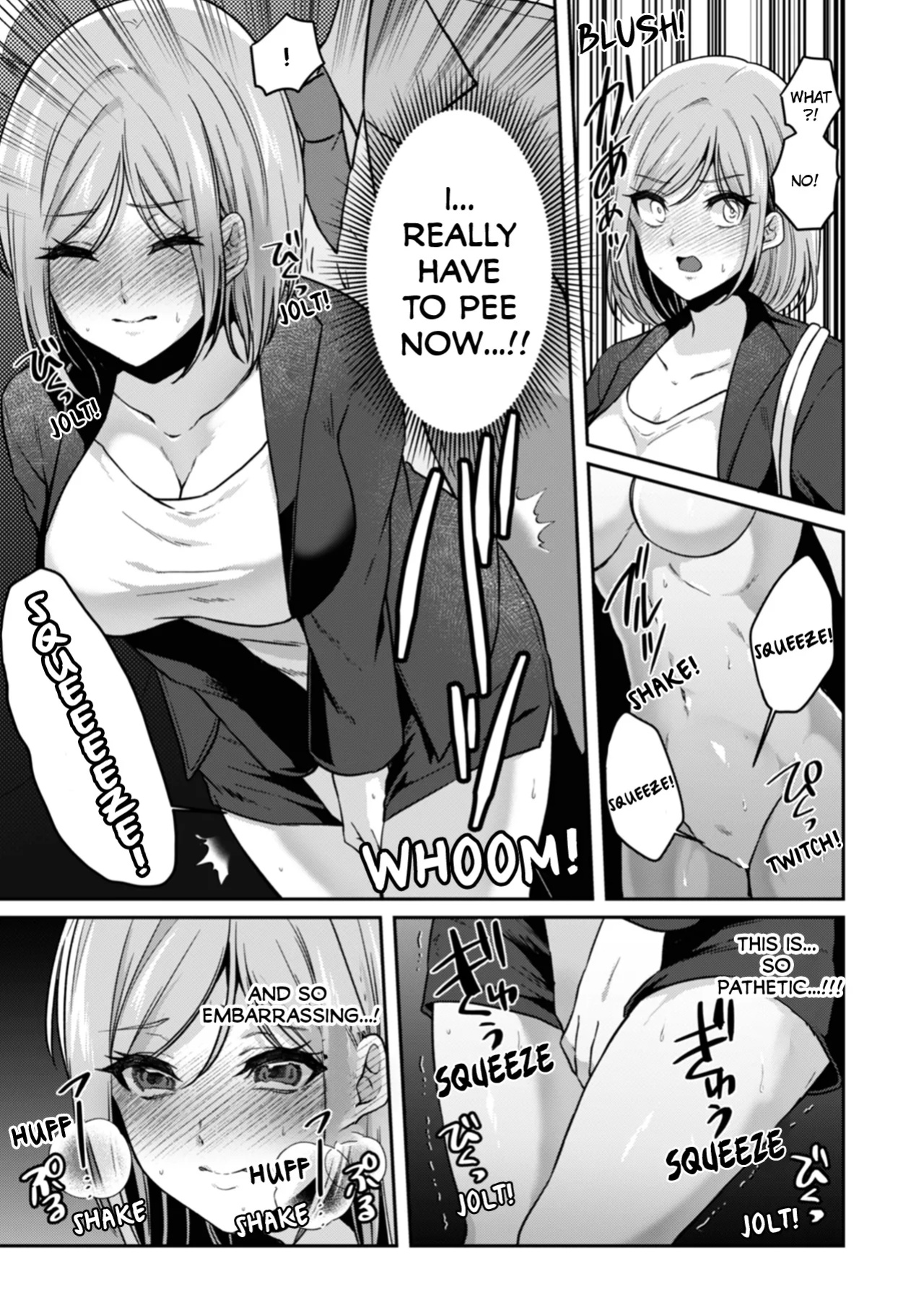 [Kinagi Rea] Manin Densha de Shikkin Sunzen!? Chikan Danshi no Ijiwaru na Yubi de Ikasare Tsuzuketa OL | Almost Pissing on a Crowded Train?! #1-16