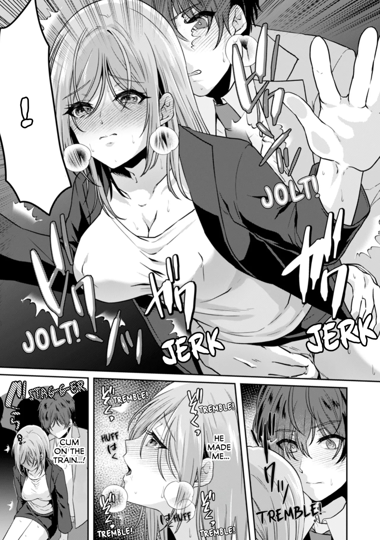 [Kinagi Rea] Manin Densha de Shikkin Sunzen!? Chikan Danshi no Ijiwaru na Yubi de Ikasare Tsuzuketa OL | Almost Pissing on a Crowded Train?! #1-16