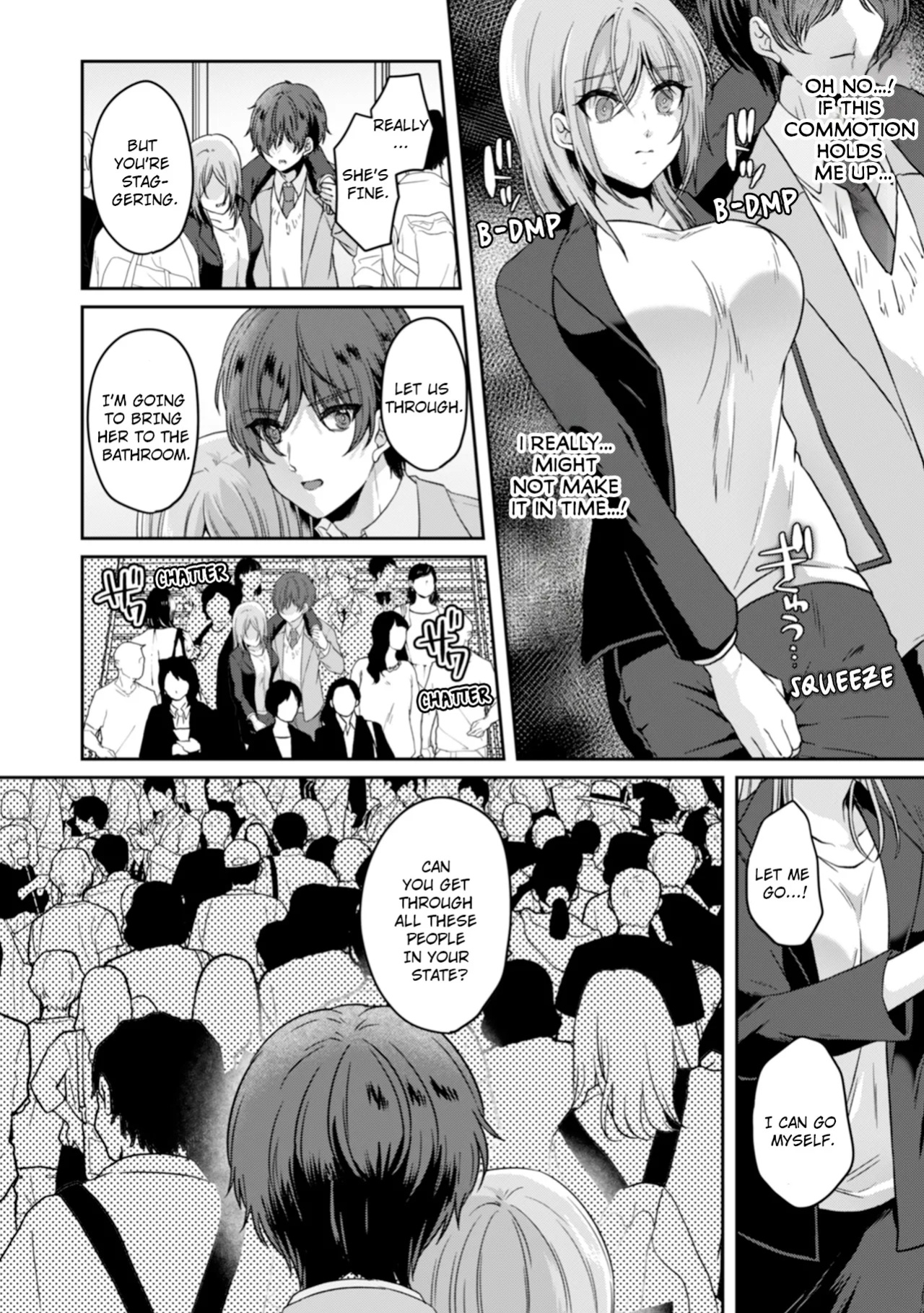 [Kinagi Rea] Manin Densha de Shikkin Sunzen!? Chikan Danshi no Ijiwaru na Yubi de Ikasare Tsuzuketa OL | Almost Pissing on a Crowded Train?! #1-16