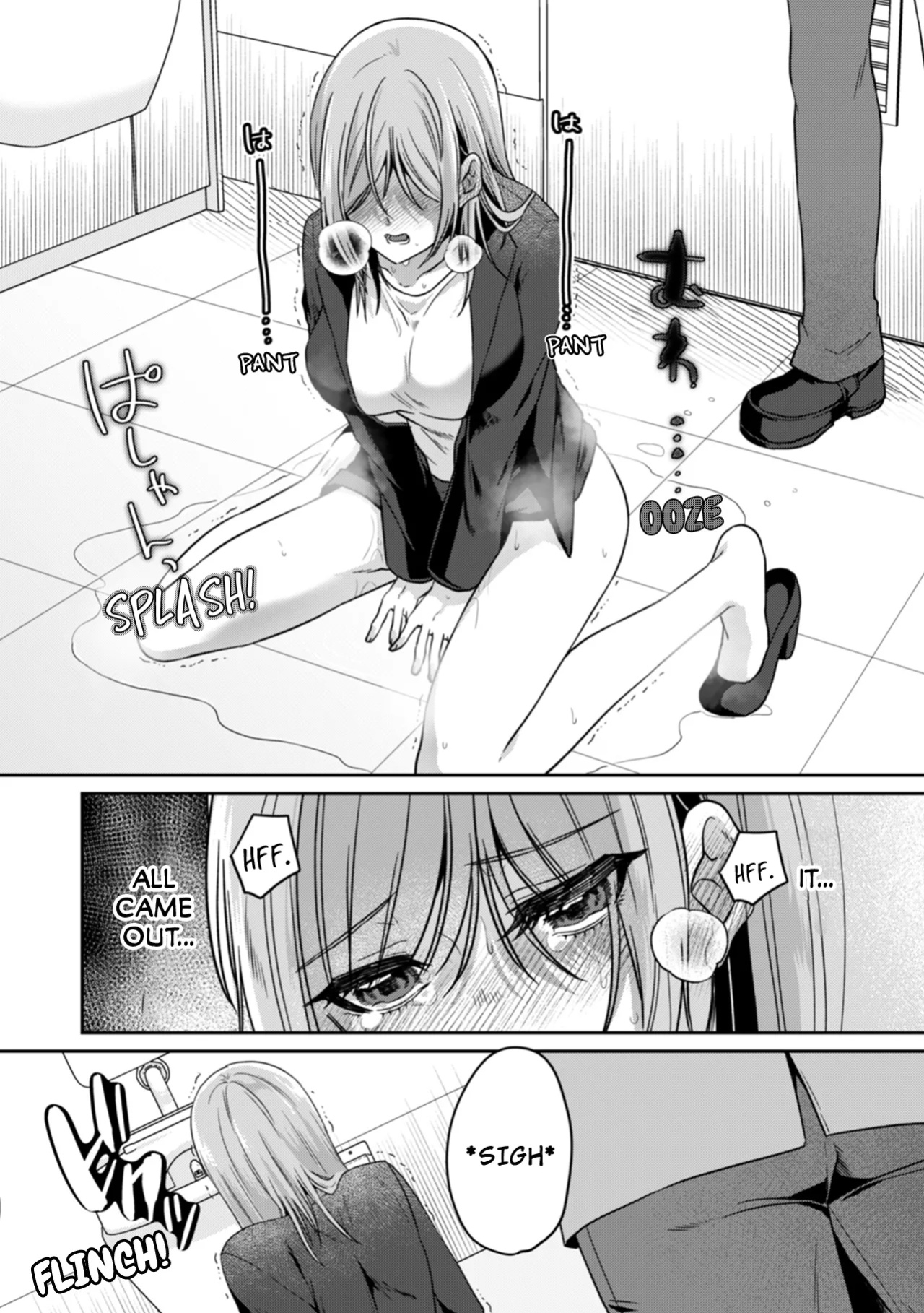 [Kinagi Rea] Manin Densha de Shikkin Sunzen!? Chikan Danshi no Ijiwaru na Yubi de Ikasare Tsuzuketa OL | Almost Pissing on a Crowded Train?! #1-16