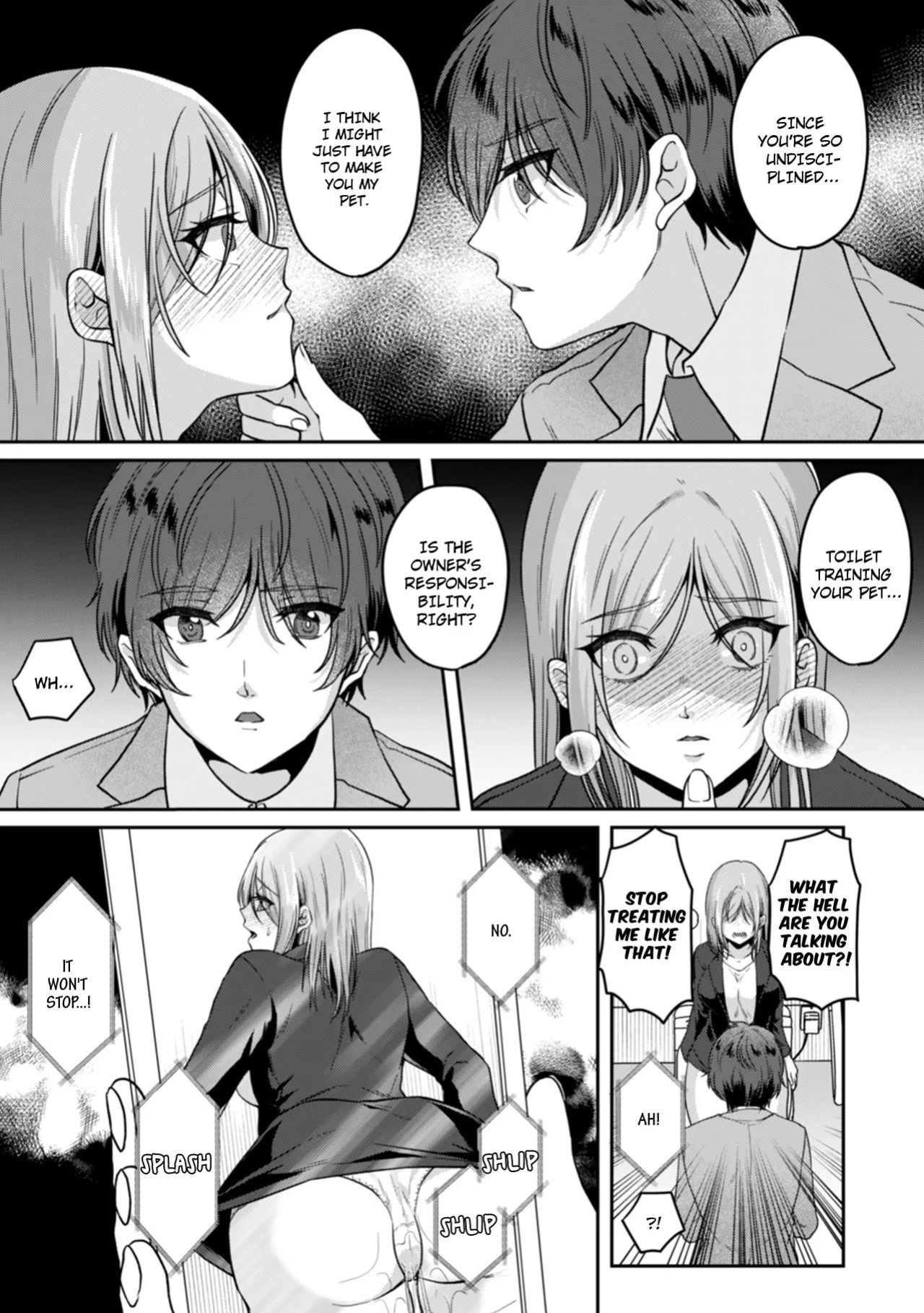 [Kinagi Rea] Manin Densha de Shikkin Sunzen!? Chikan Danshi no Ijiwaru na Yubi de Ikasare Tsuzuketa OL | Almost Pissing on a Crowded Train?! #1-16