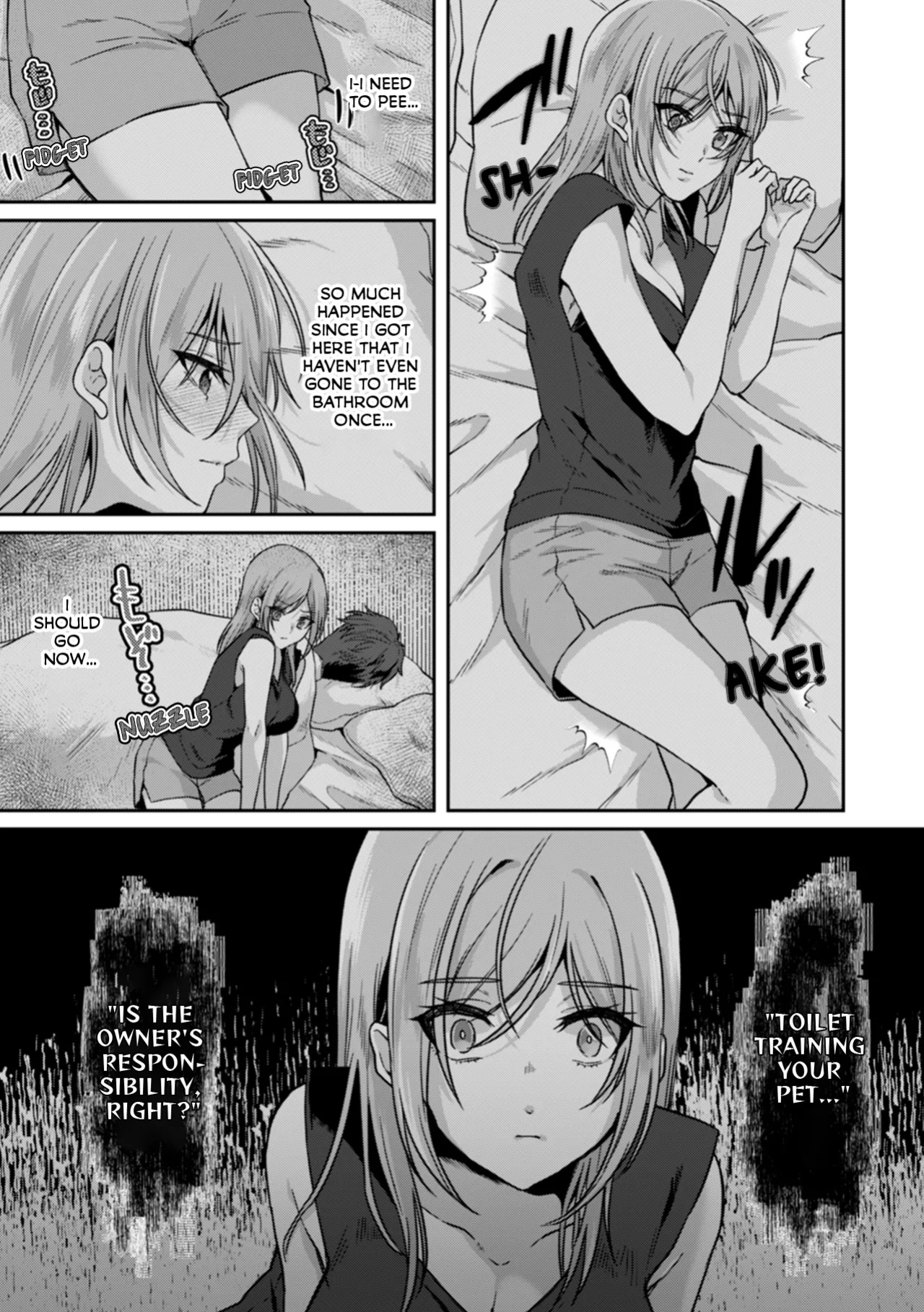 [Kinagi Rea] Manin Densha de Shikkin Sunzen!? Chikan Danshi no Ijiwaru na Yubi de Ikasare Tsuzuketa OL | Almost Pissing on a Crowded Train?! #1-16