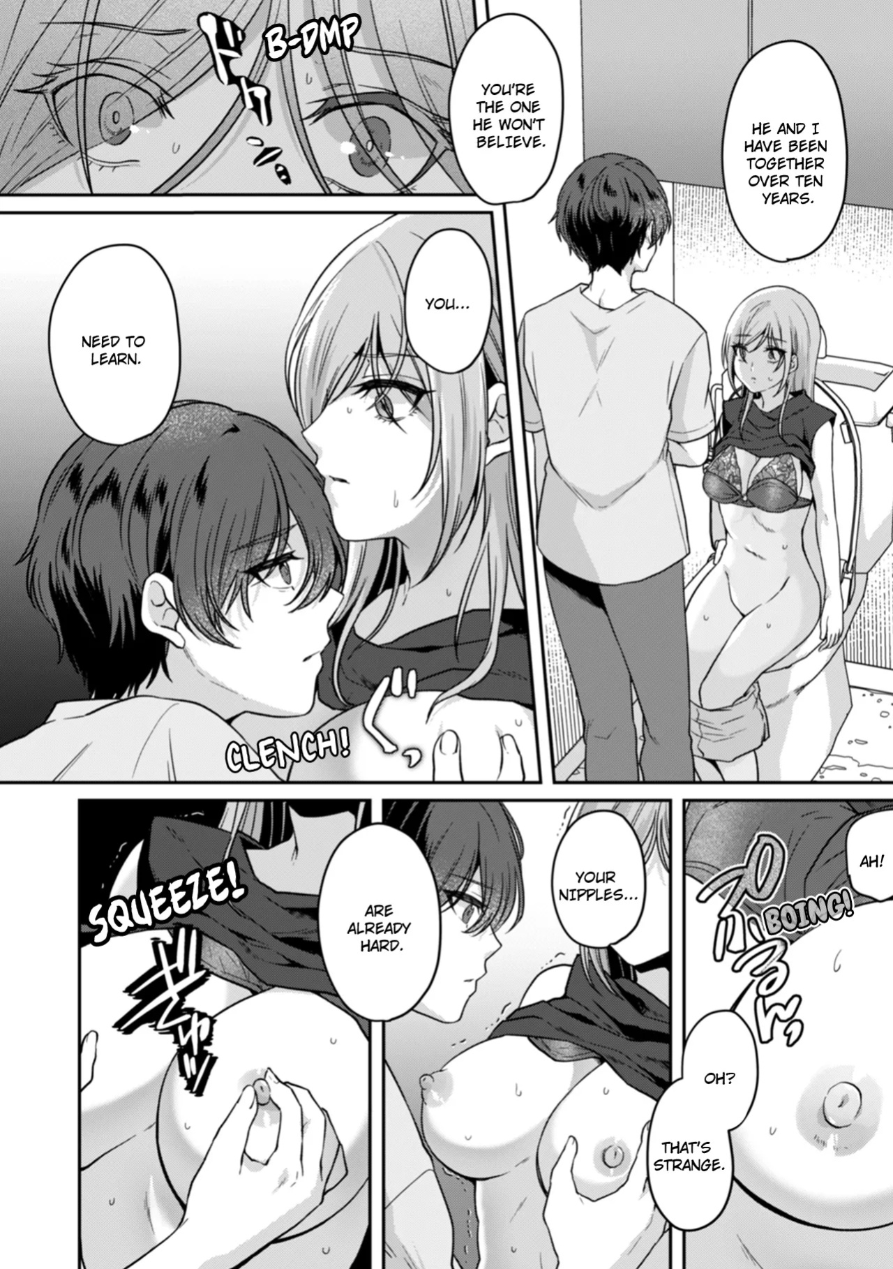 [Kinagi Rea] Manin Densha de Shikkin Sunzen!? Chikan Danshi no Ijiwaru na Yubi de Ikasare Tsuzuketa OL | Almost Pissing on a Crowded Train?! #1-16