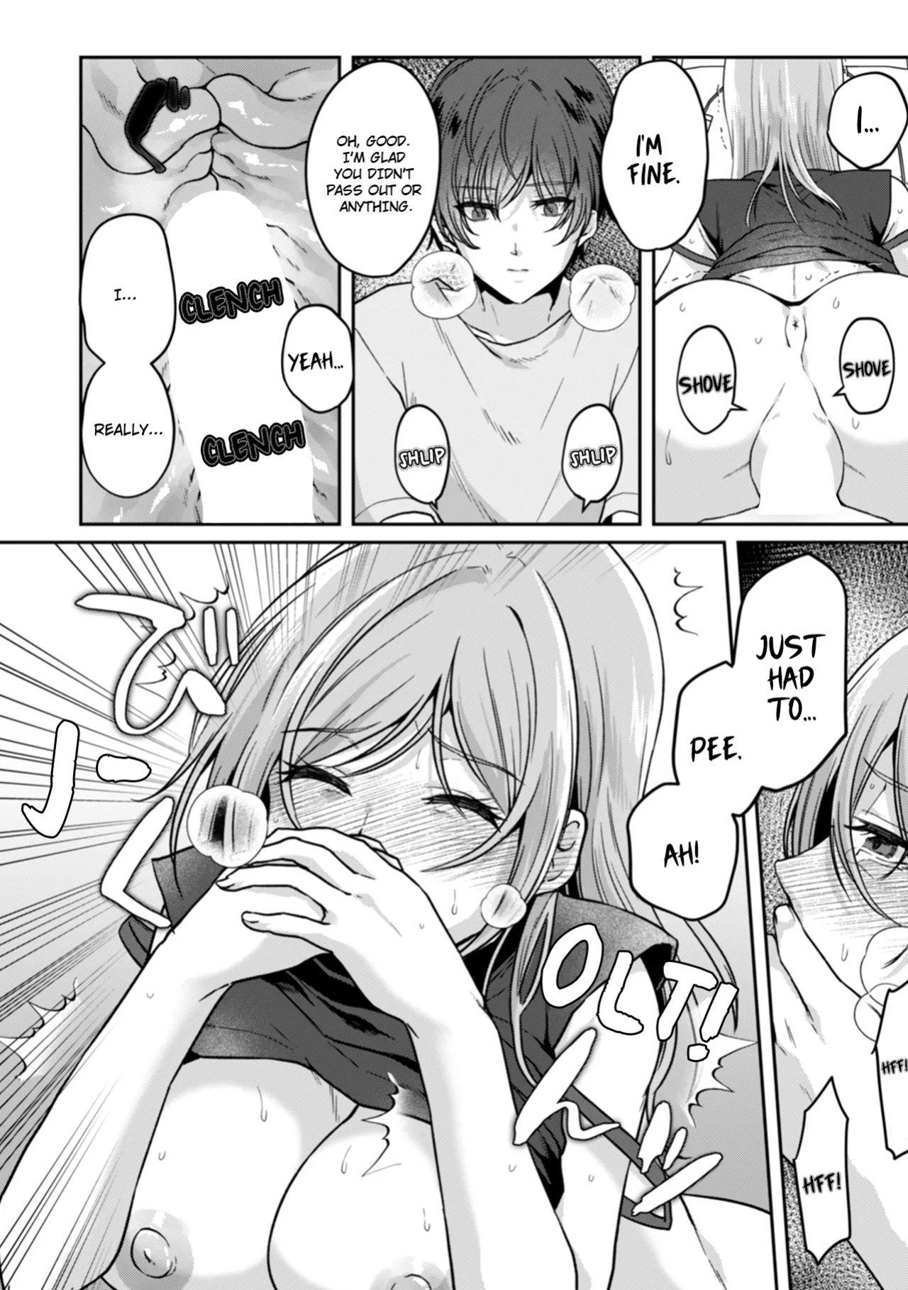 [Kinagi Rea] Manin Densha de Shikkin Sunzen!? Chikan Danshi no Ijiwaru na Yubi de Ikasare Tsuzuketa OL | Almost Pissing on a Crowded Train?! #1-16